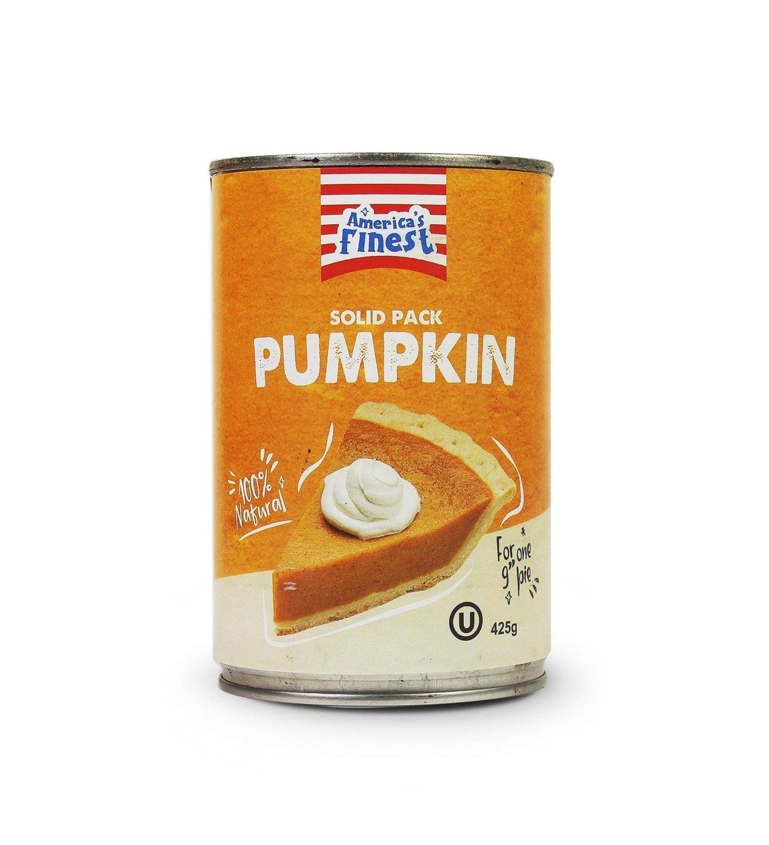 America's Finest 100% Pure Pumpkin Puree - 425g Tin (Pack of 1) - Buy Online on GoSupps.com