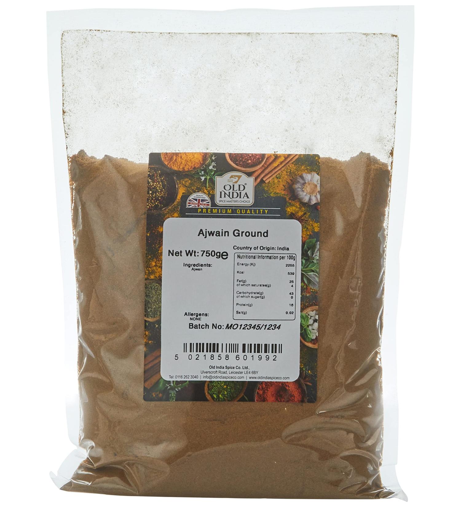 Old India Ajwain Ground 750g - Premium Quality Spice for Cooking | Buy Online - Buy Online on GoSupps.com