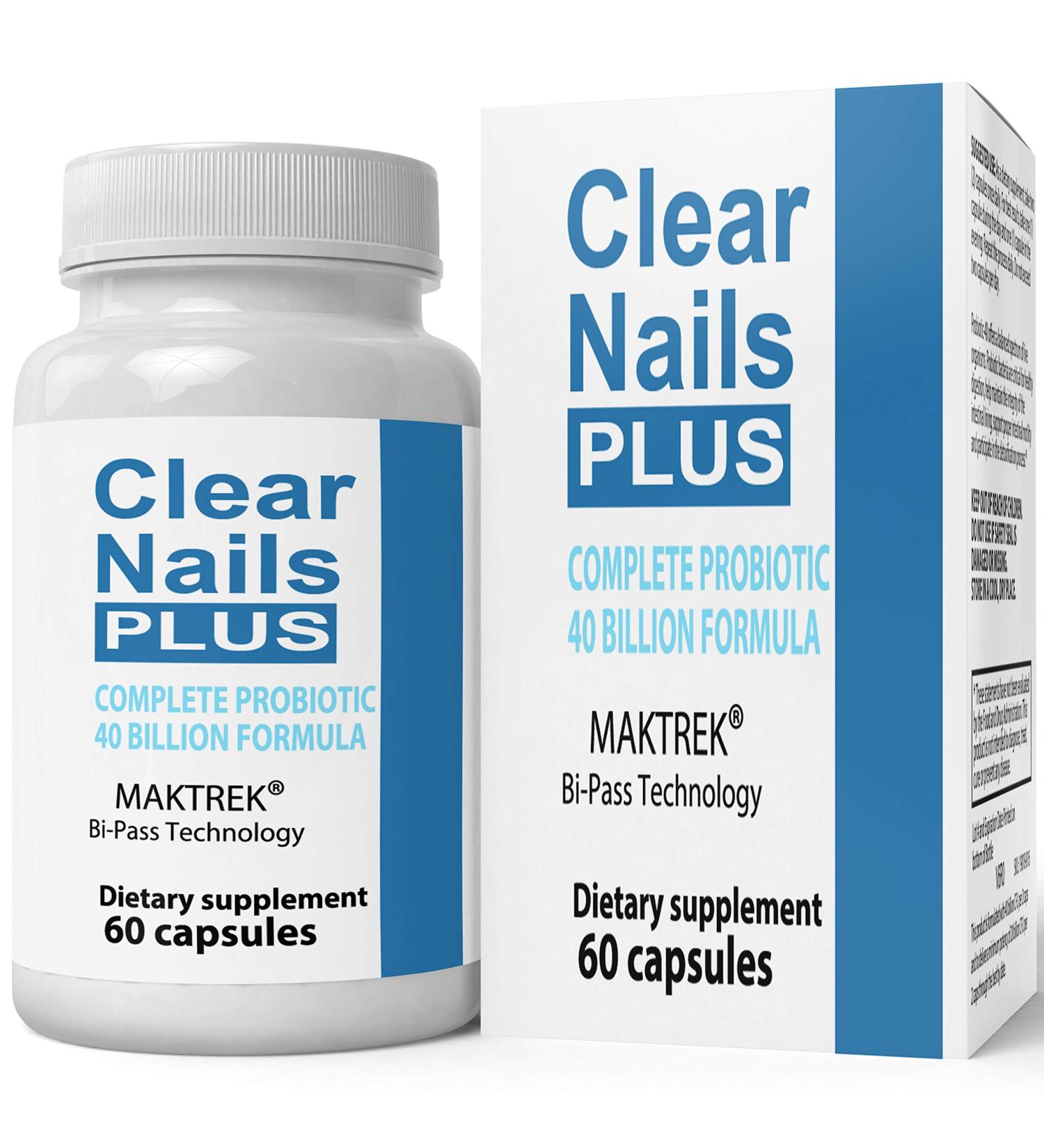 Clear Nails Plus Antifungal Probiotic Capsules - Metabolism Boost Supplement - Buy Online on GoSupps.com