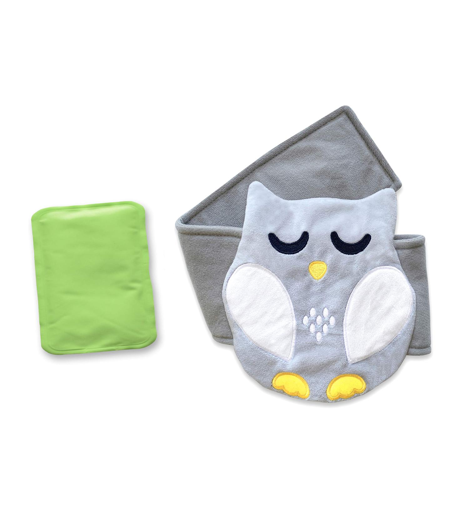 Belly Hugger Baby Colic Gas Relief Wrap - Grey-White | Soothing Warmth & Gentle Compression - Buy Online on GoSupps.com