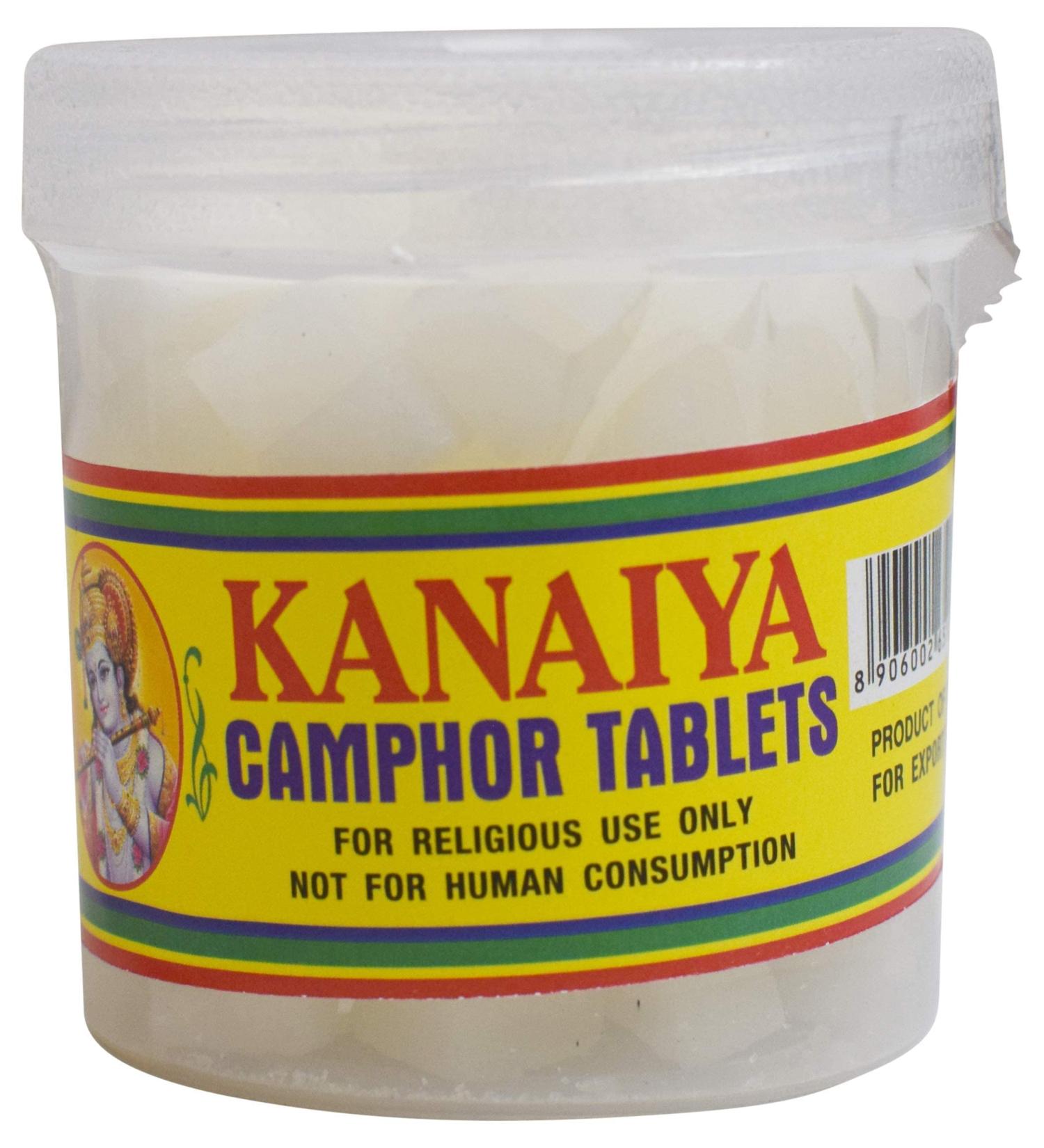 Kanaiya Marshal Camphor Tablets - 100g (32 Tablets) from India - Buy Online on GoSupps.com