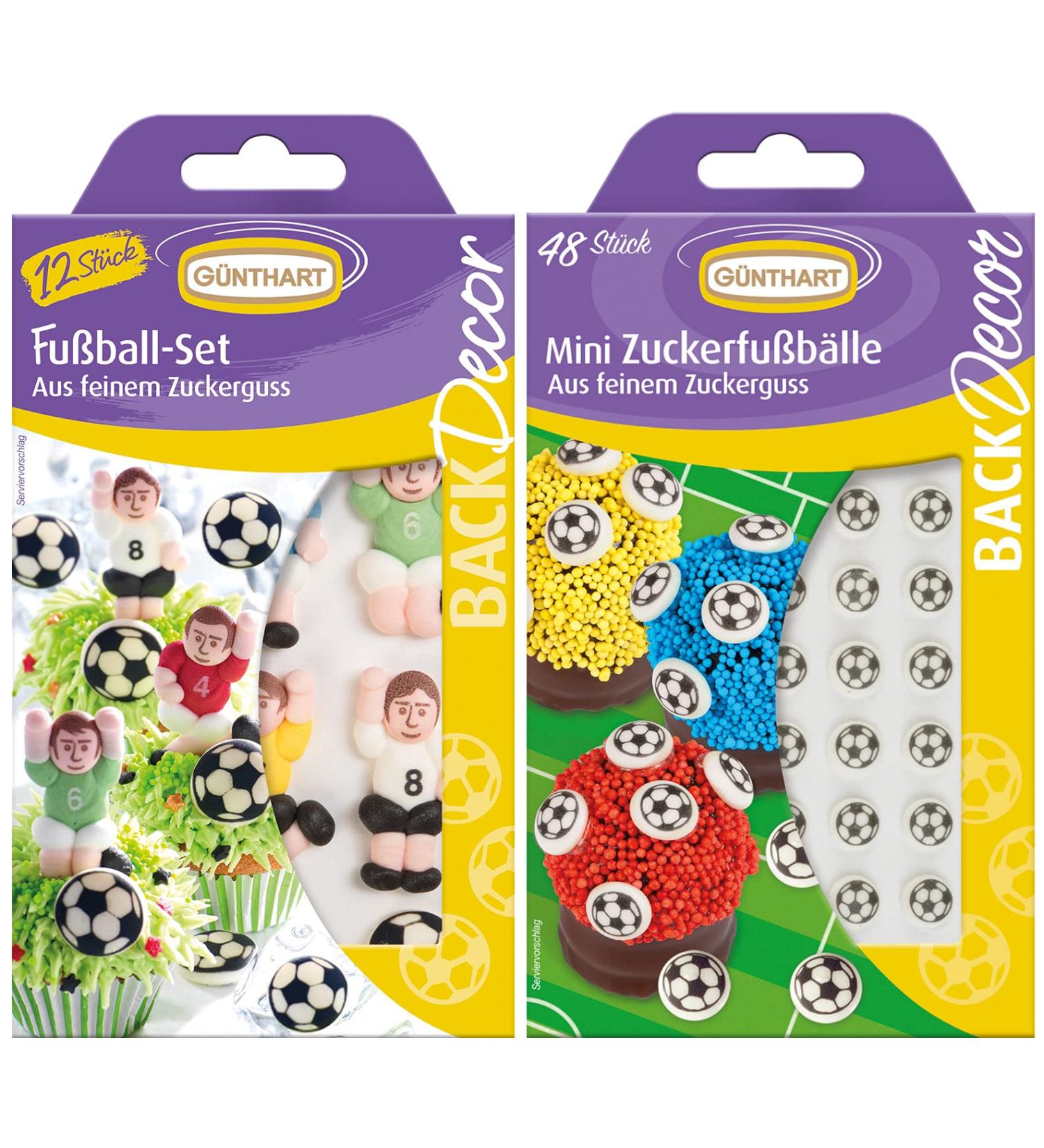 G nthart Sugar Decoration Football Set | Fun Sugar Figures for Football Fans | Perfect Sprinkles for Cakes Cupcakes & Ice Cream - Buy Online on GoSupps.com