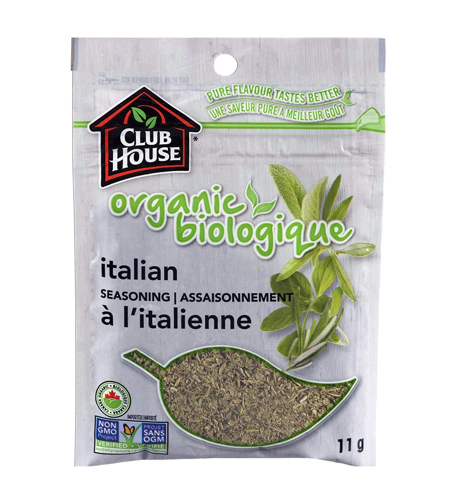 Club House Quality Natural Herbs & Spices Organic Italian Seasoning 11g 11 g (Pack of 1) - Buy Online on GoSupps.com