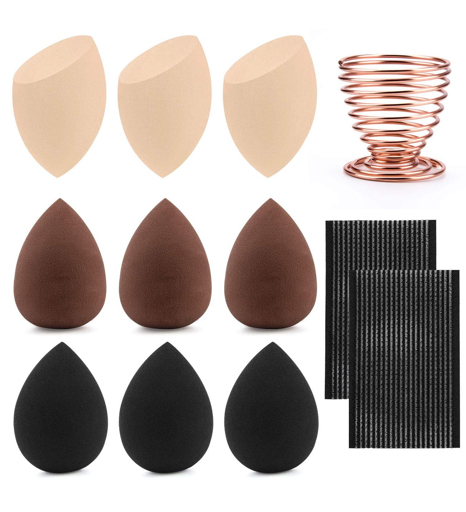 9 pcs Makeup Sponge Set - Latex-Free Beauty Blender Kit with Holder | Canvalite - Buy Online on GoSupps.com