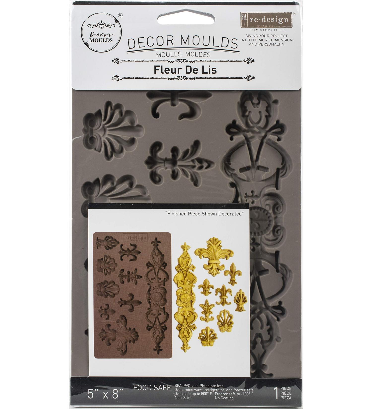 Prima Marketing Inc Redesign Mould 5X8 - Fleur De Lis Design | Shop Now - Buy Online on GoSupps.com