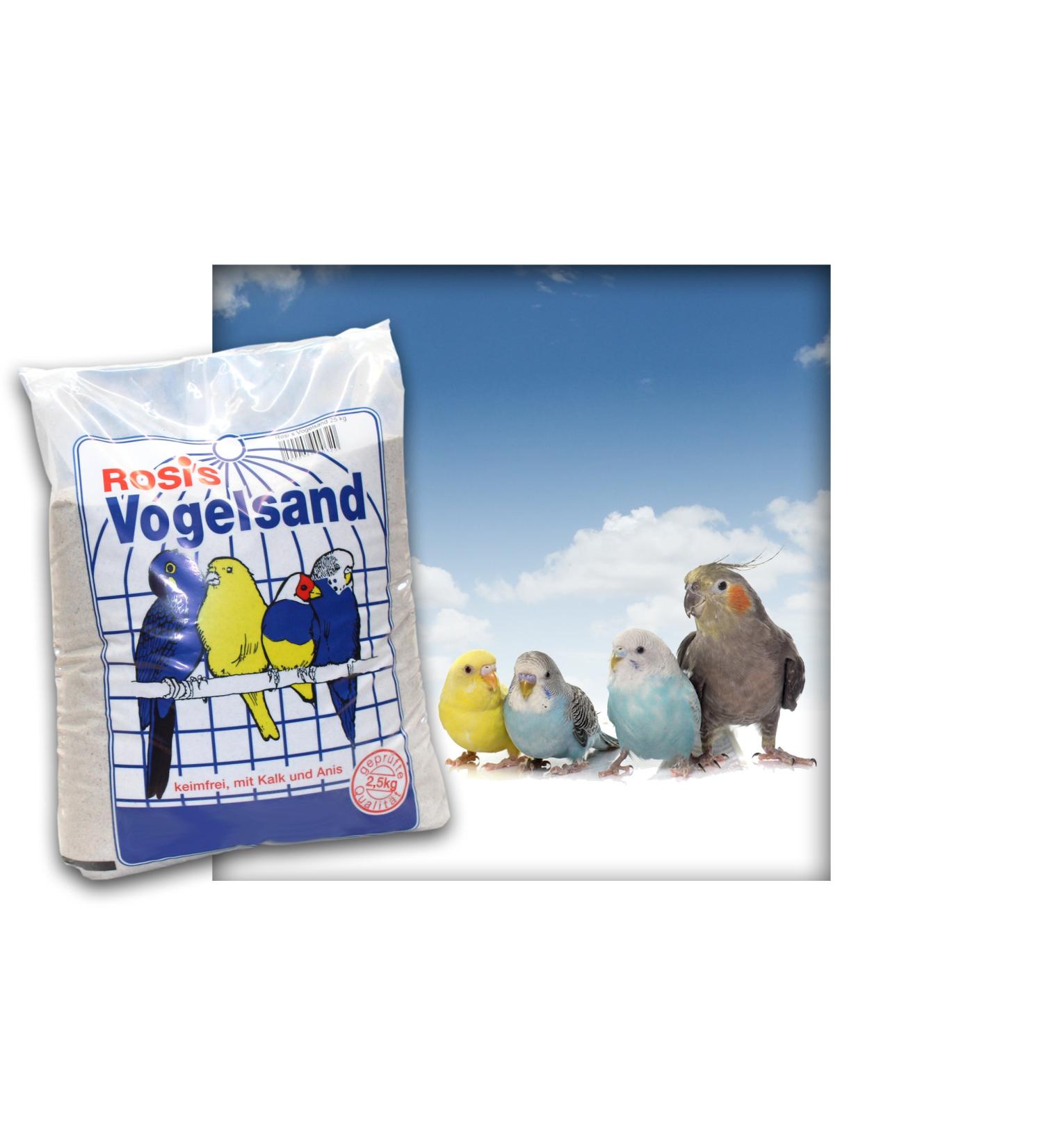 2.5 kg bird sand natural white with lime and anise (1 x 2.5 kg) hygienic + germ-free in best quality