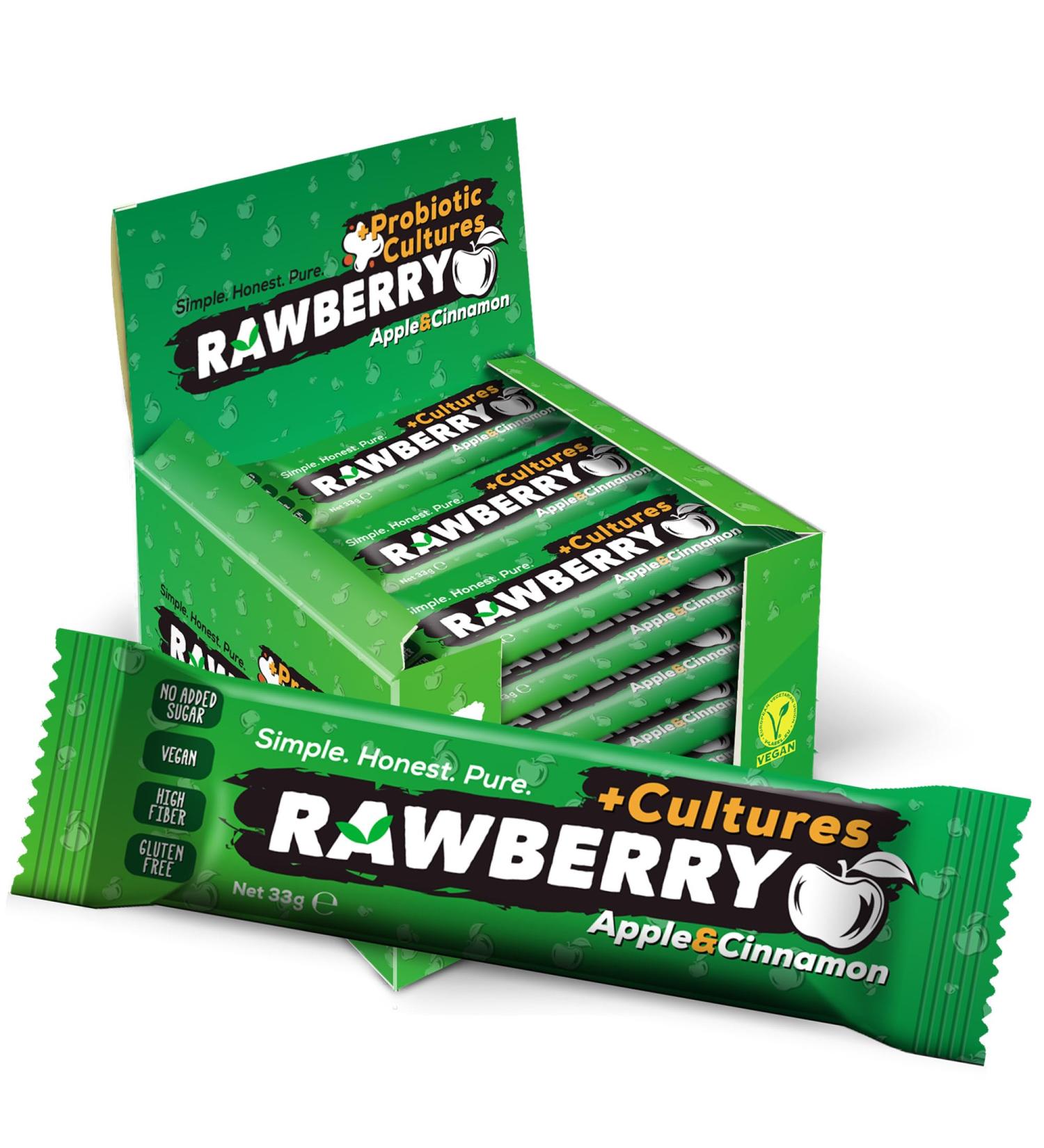 Probiotic Apple Cinnamon Added Sugar Free Vegan Gluten Free Nuts Bar (15 Pieces in Box) - Buy Online on GoSupps.com