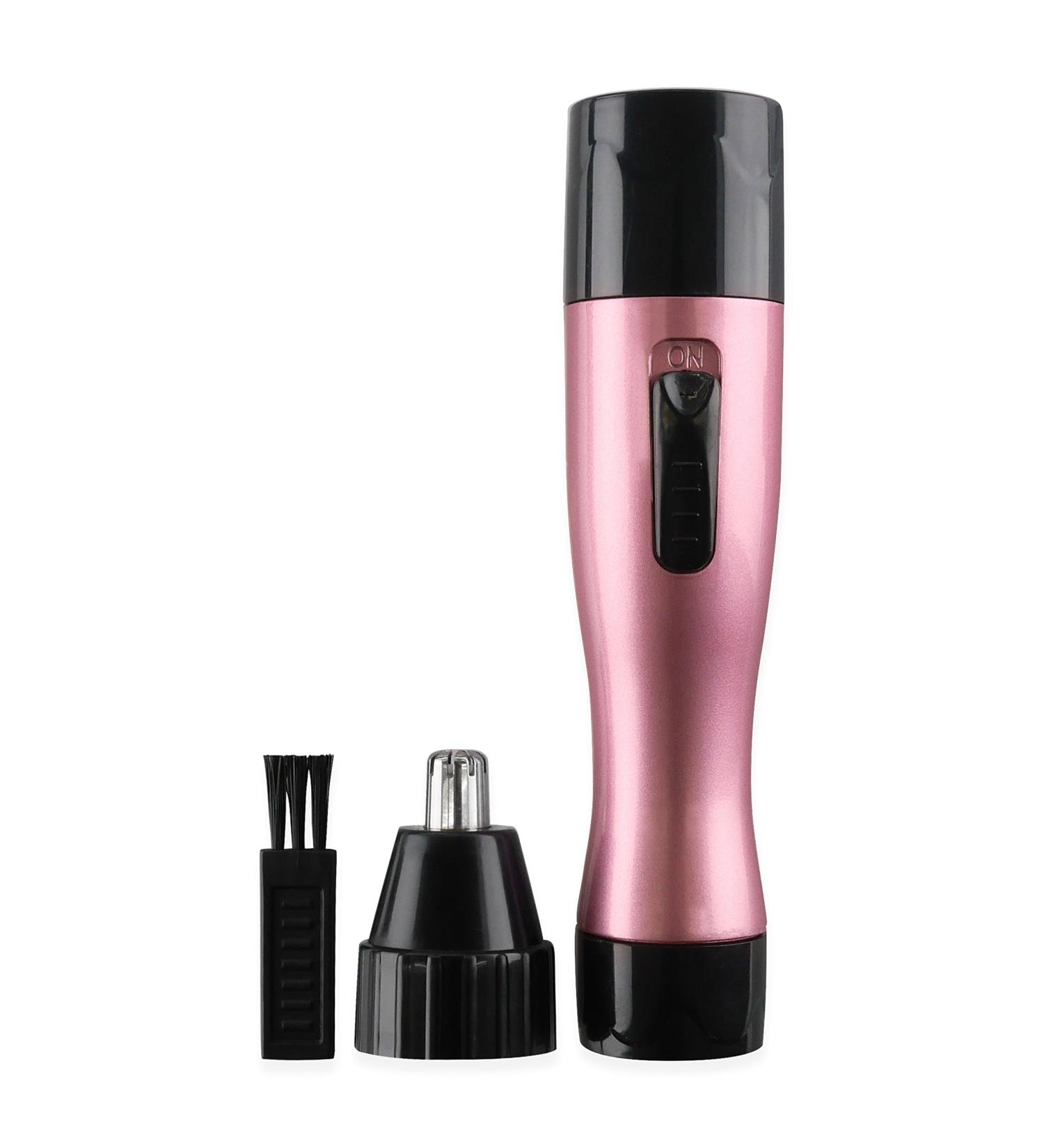 Hair Remover 2 in 1 Women's Painless Electric Shaver - Body & Nose Trimmer (Pink) - Fast International Shipping - Buy Online on GoSupps.com