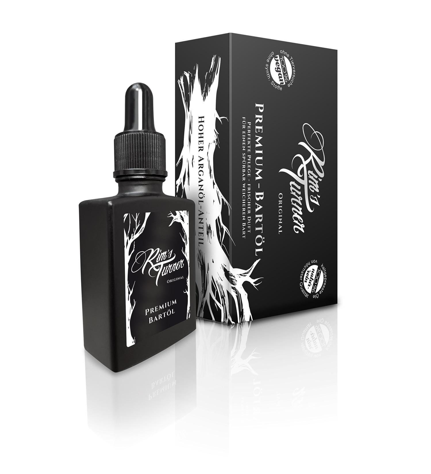 Rims Turner Bart l Serum men's face with argan oil and jojoba oil (25ml) - Bart care for optimal growth & better styling - oil for beard care for men - hair growth oil with argan oil