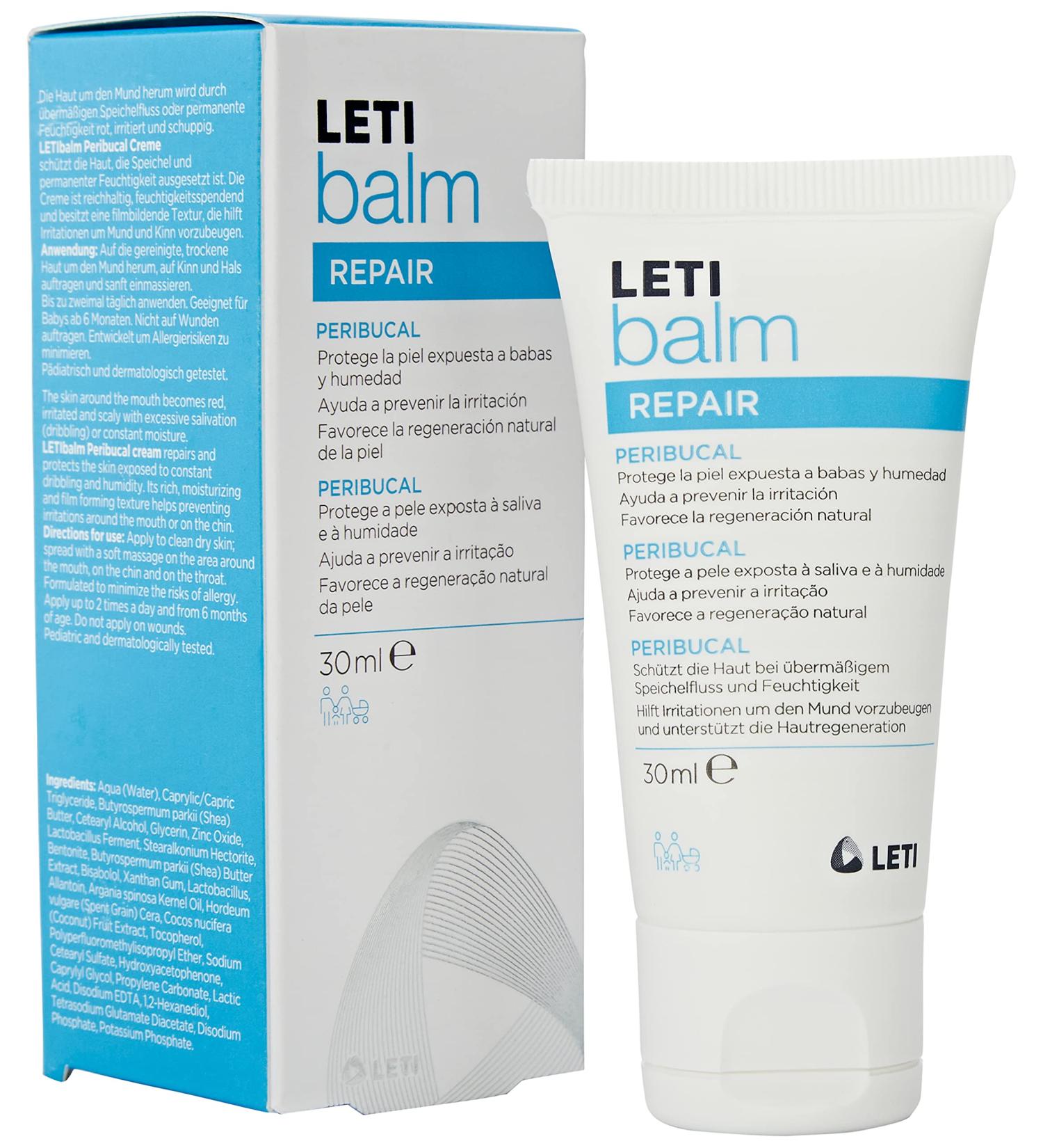 Letibalm Peribucal Cream 30ml - Soothing Lip Care for Dry Chapped Lips | Buy Internationally - Buy Online on GoSupps.com