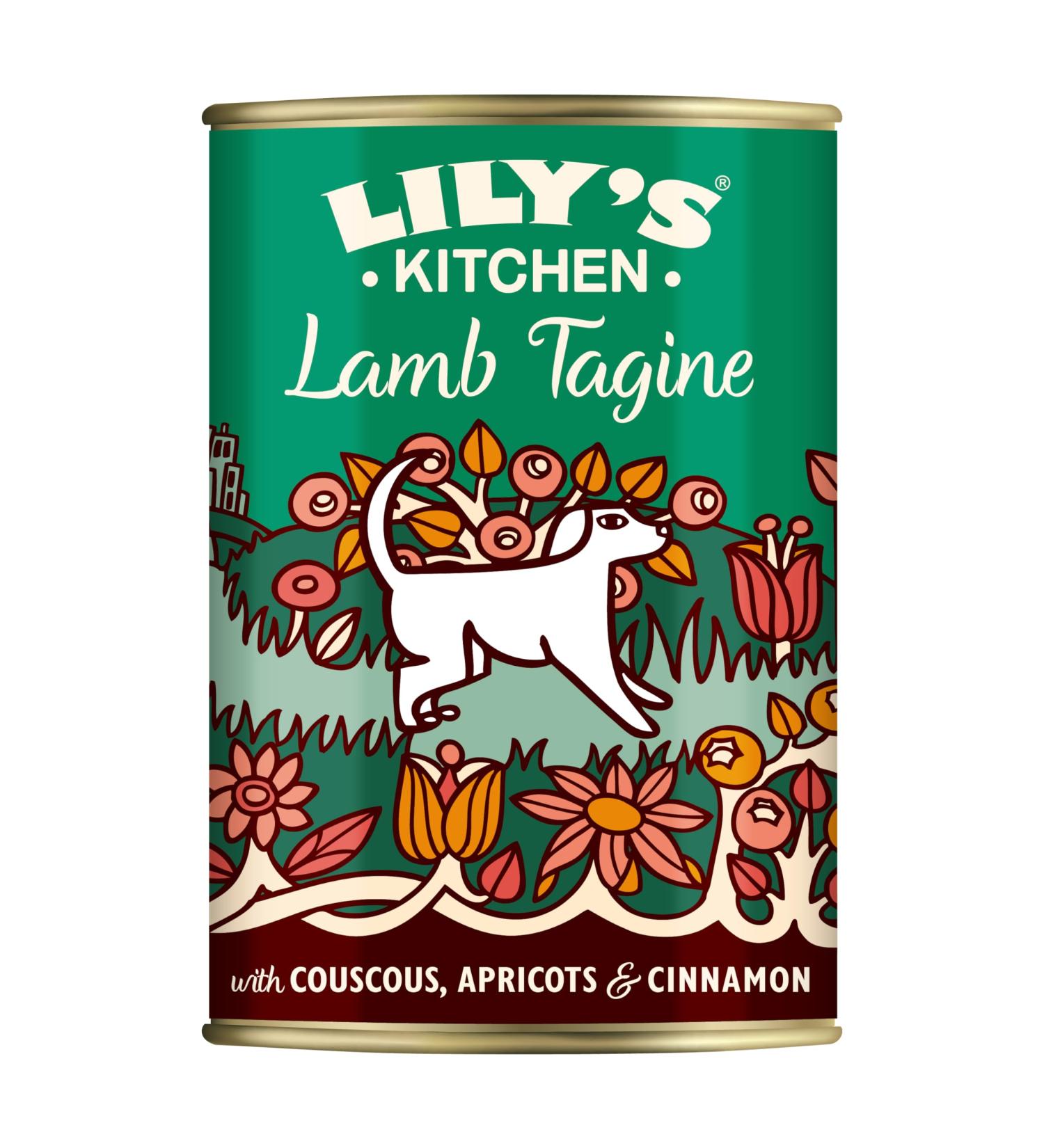 Lilys Kitchen Grain-Free Lamb Tajine Wet Dog Food - 6 x 400g Cans | Natural Adult Dog Food | International Shipping - Buy Online on GoSupps.com