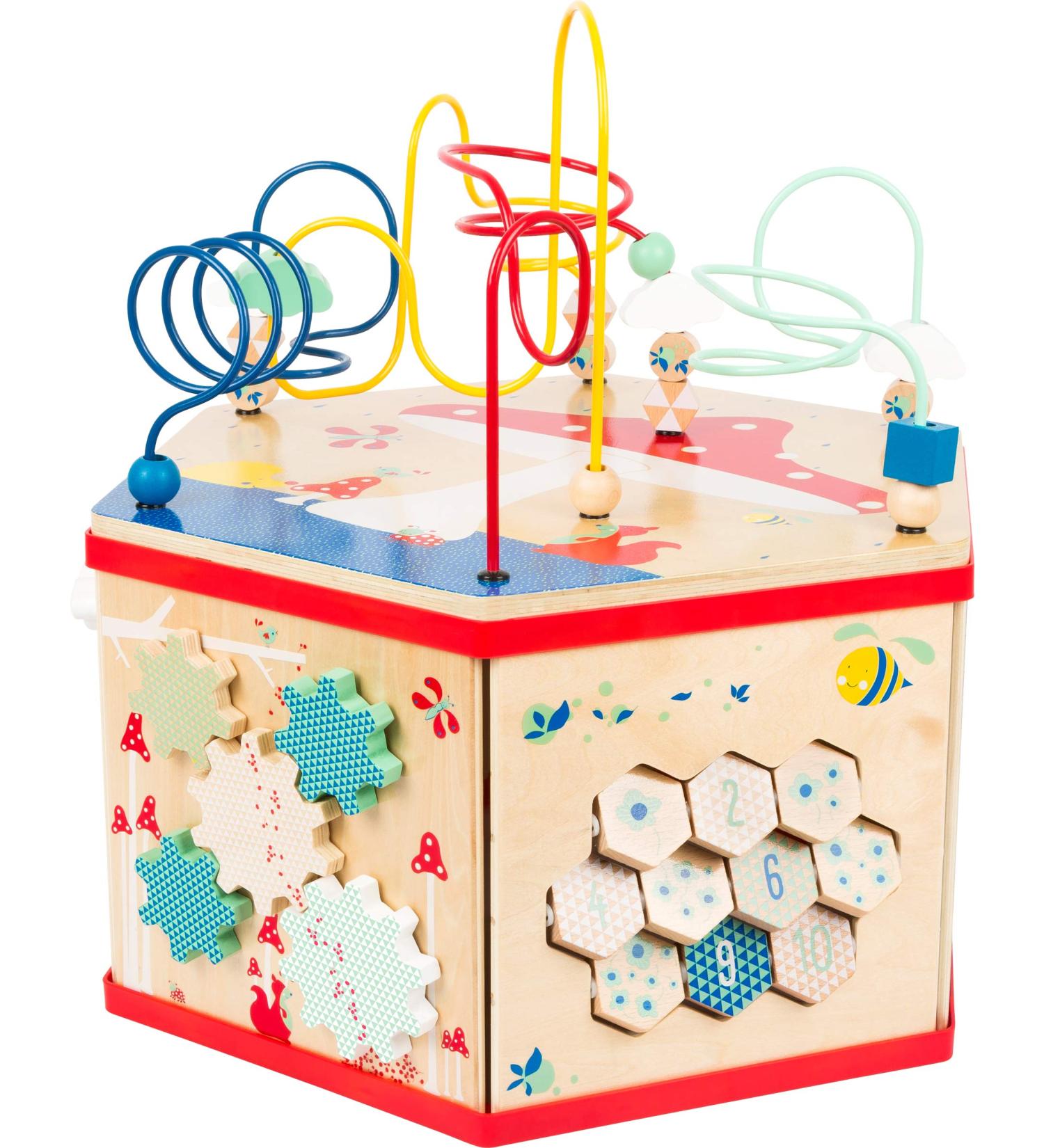 Small Foot Motor Cubes XL MOVE IT | FSC 100% Wood | 7 Motor Play Areas | Multi-Color | 11051 - Shop Now! - Buy Online on GoSupps.com