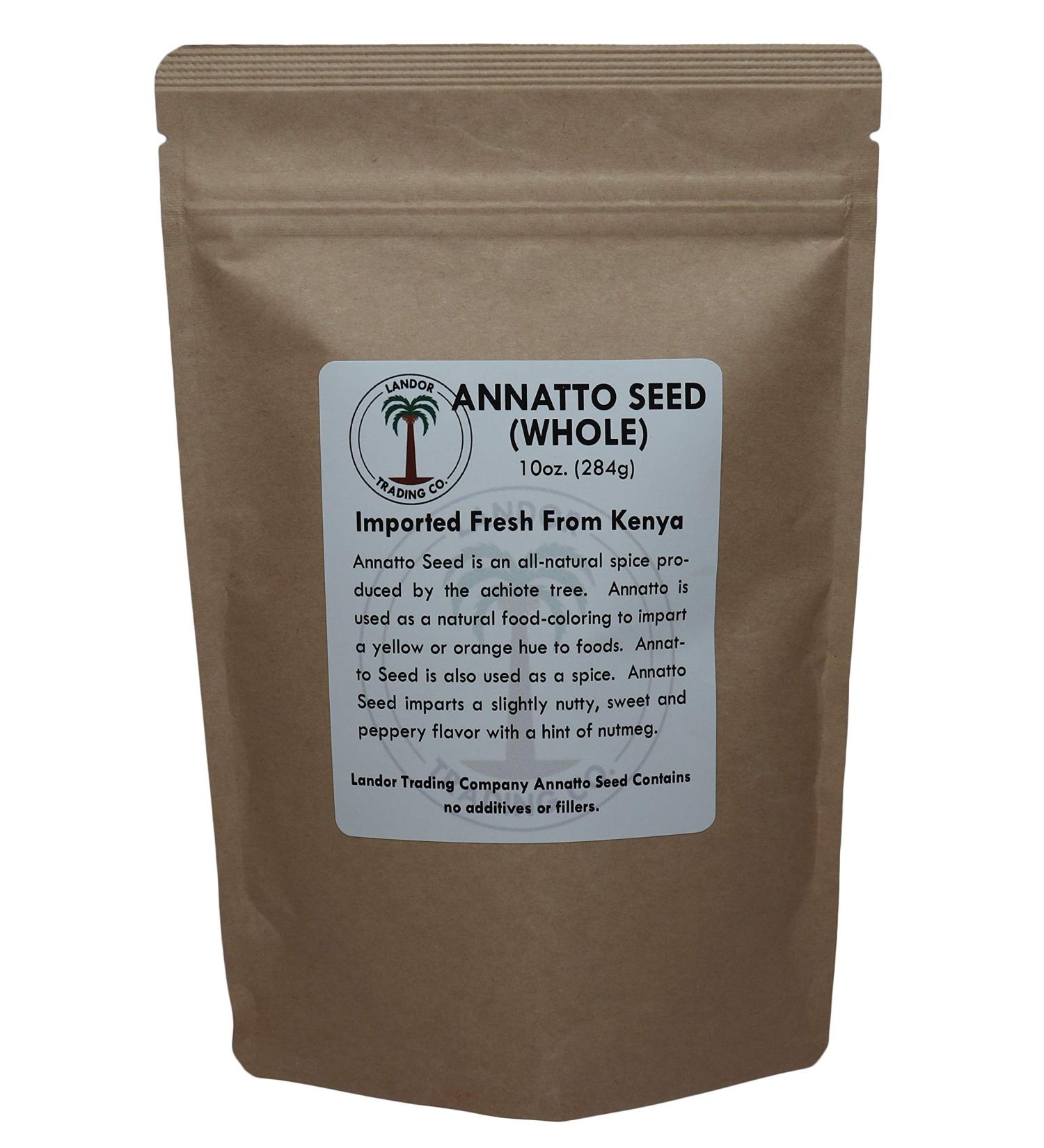 Organic Annatto Seed (Whole) - 10 oz | Natural Coloring Spice | Non-GMO - Buy Online on GoSupps.com