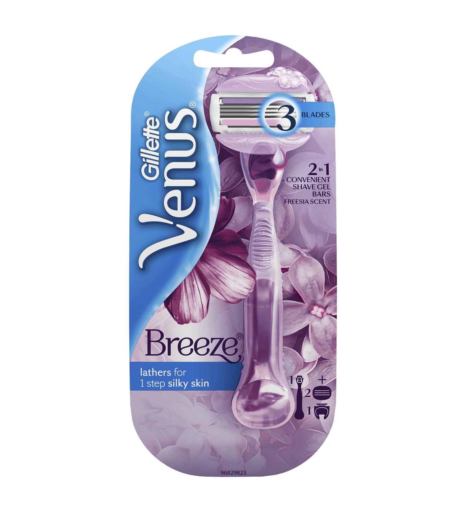 Buy Gillette Venus Breeze Razor Smooth Shaving for Women | Fast International Shipping - Buy Online on GoSupps.com
