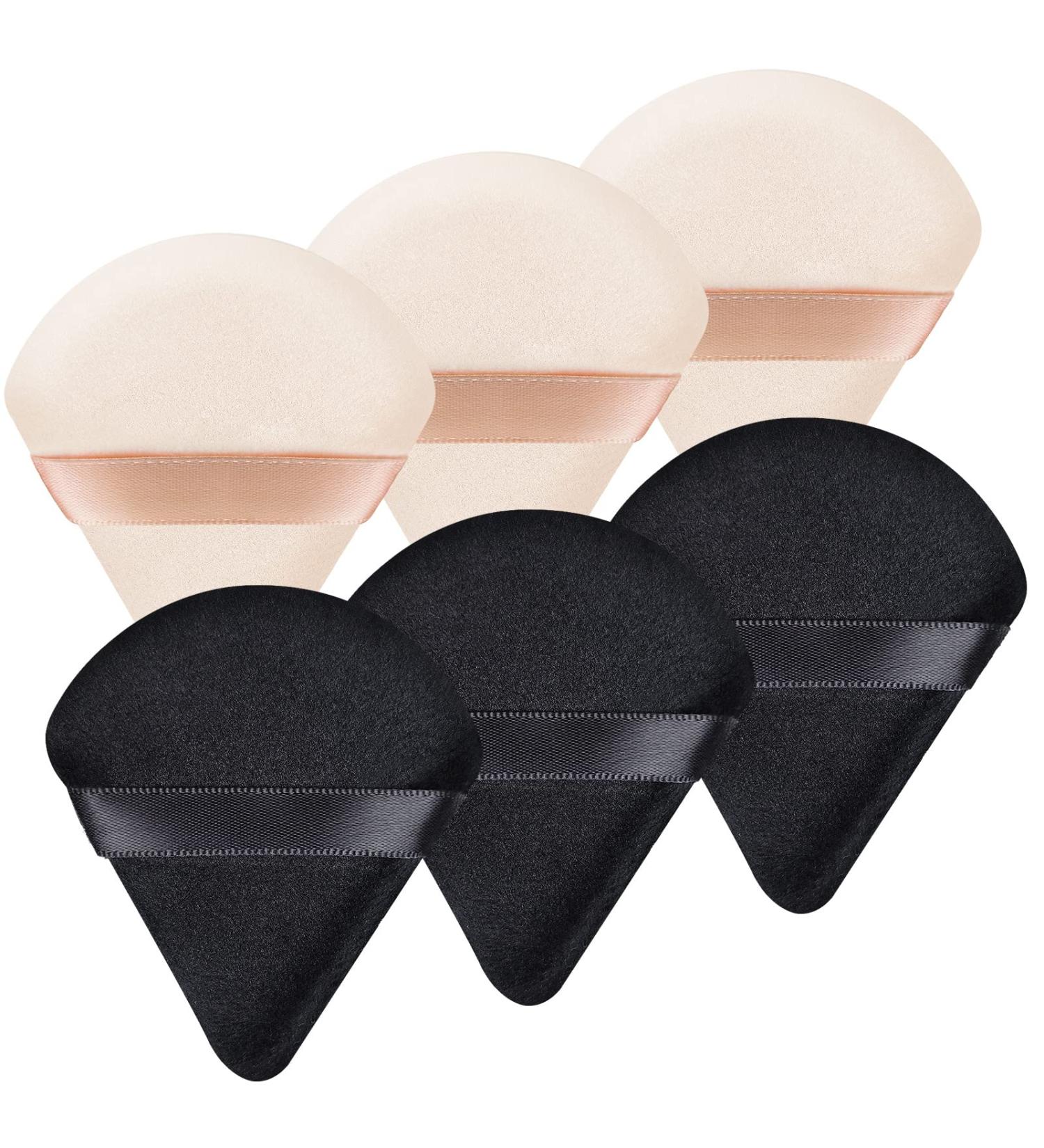 Triangle Makeup Powder Puff - Soft Velours Triangle Applicator for Flawless Face Finish | Quosten Tro - Buy Online on GoSupps.com