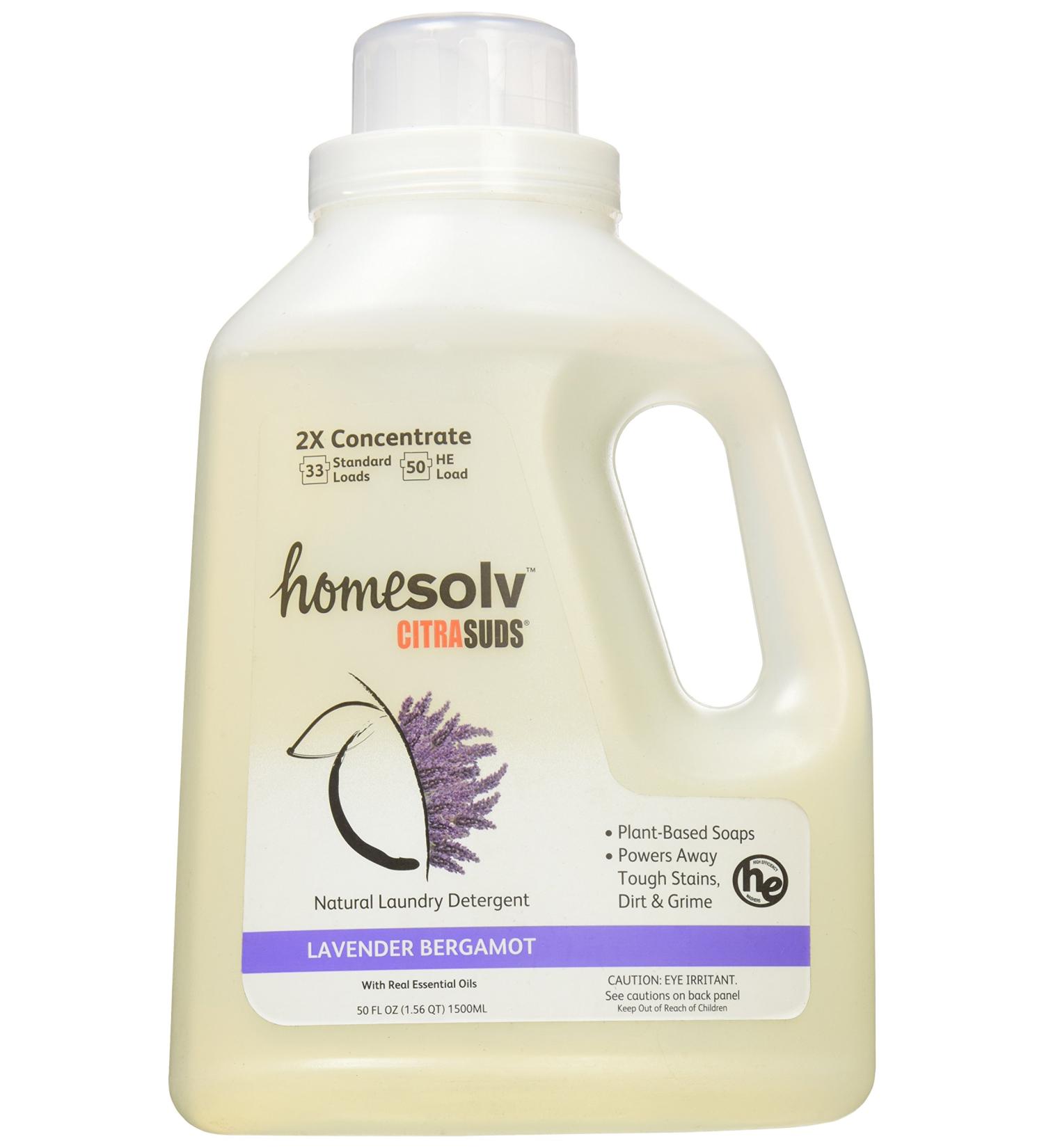 Citra Suds 2X Concentrated Laundry Liquid - 50 oz Lavender Bergamot | Eco-Friendly Laundry Detergent for International Shipping - Buy Online on GoSupps.com