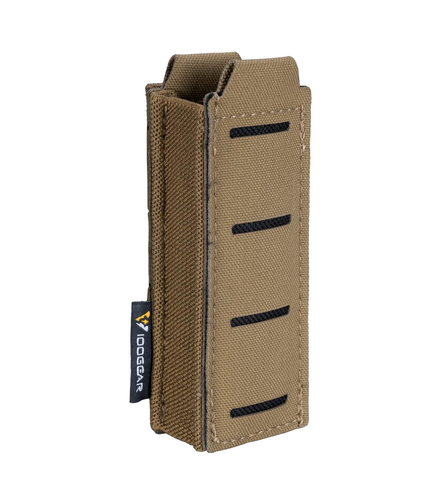 Idogear Tactical Pocket Pistol MAG Bag - Molle Open Holster for Glock M1911 92F 9mm .40 - Coyote Brown - Buy Online on GoSupps.com