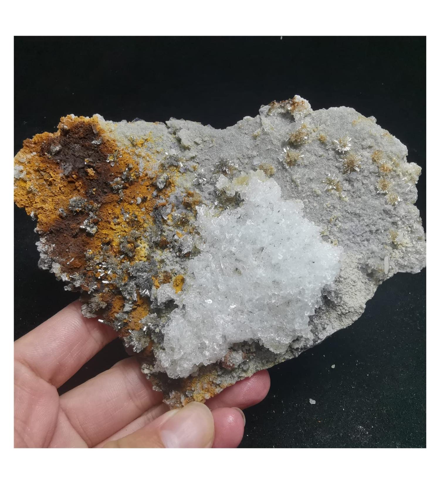 Natural Crystal Rough 403.9gNatural Rare Purple Fluorite and Fluorite Aluminum Gypsum associated Mineral Specimen Stone - Buy Online on GoSupps.com