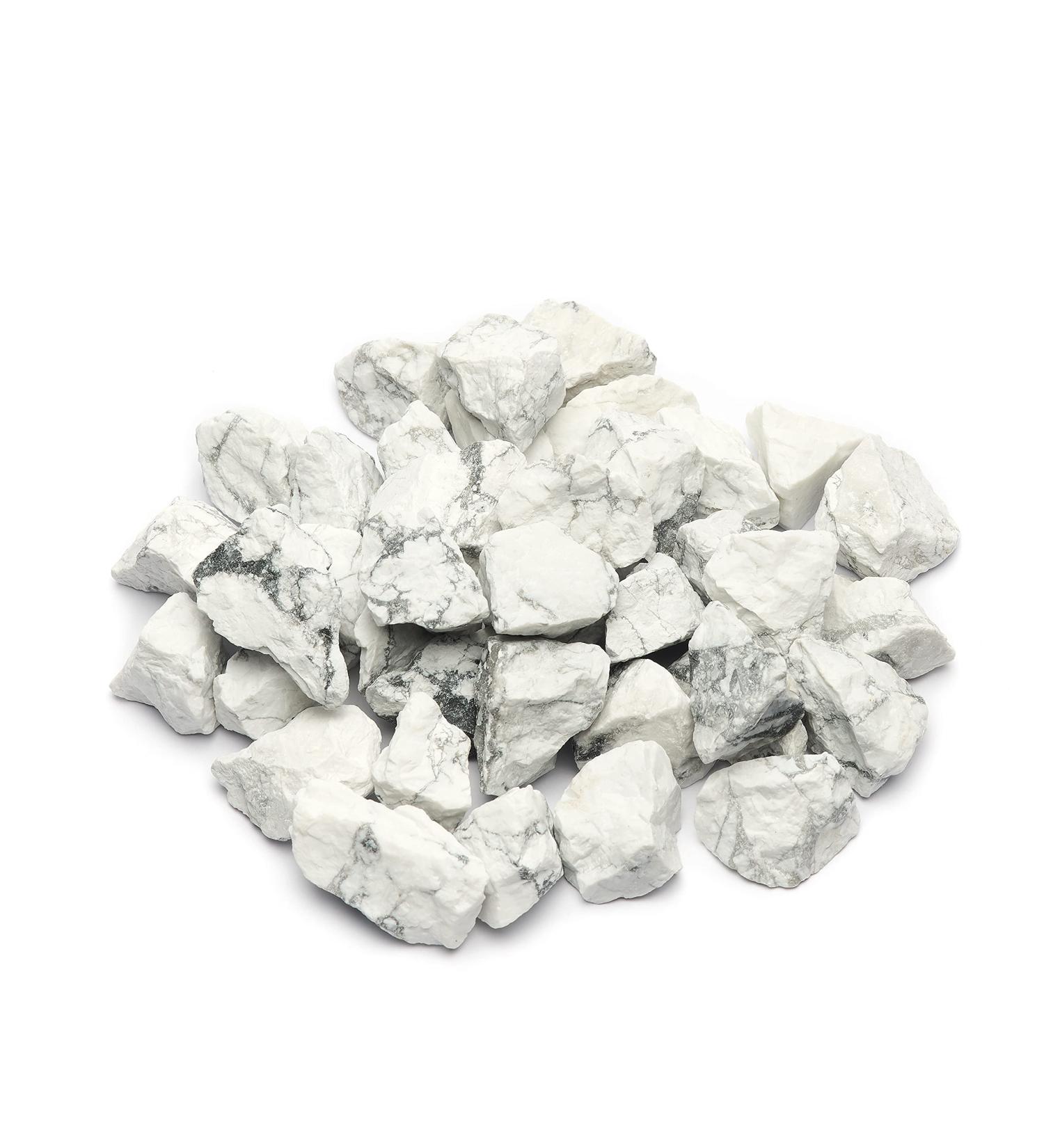 Puraja Magnesite Gemstones Set | Natural Premium Raw Stones | Healing & Chakra Crystals | 1000g Versatile Water Stones - Buy Online on GoSupps.com