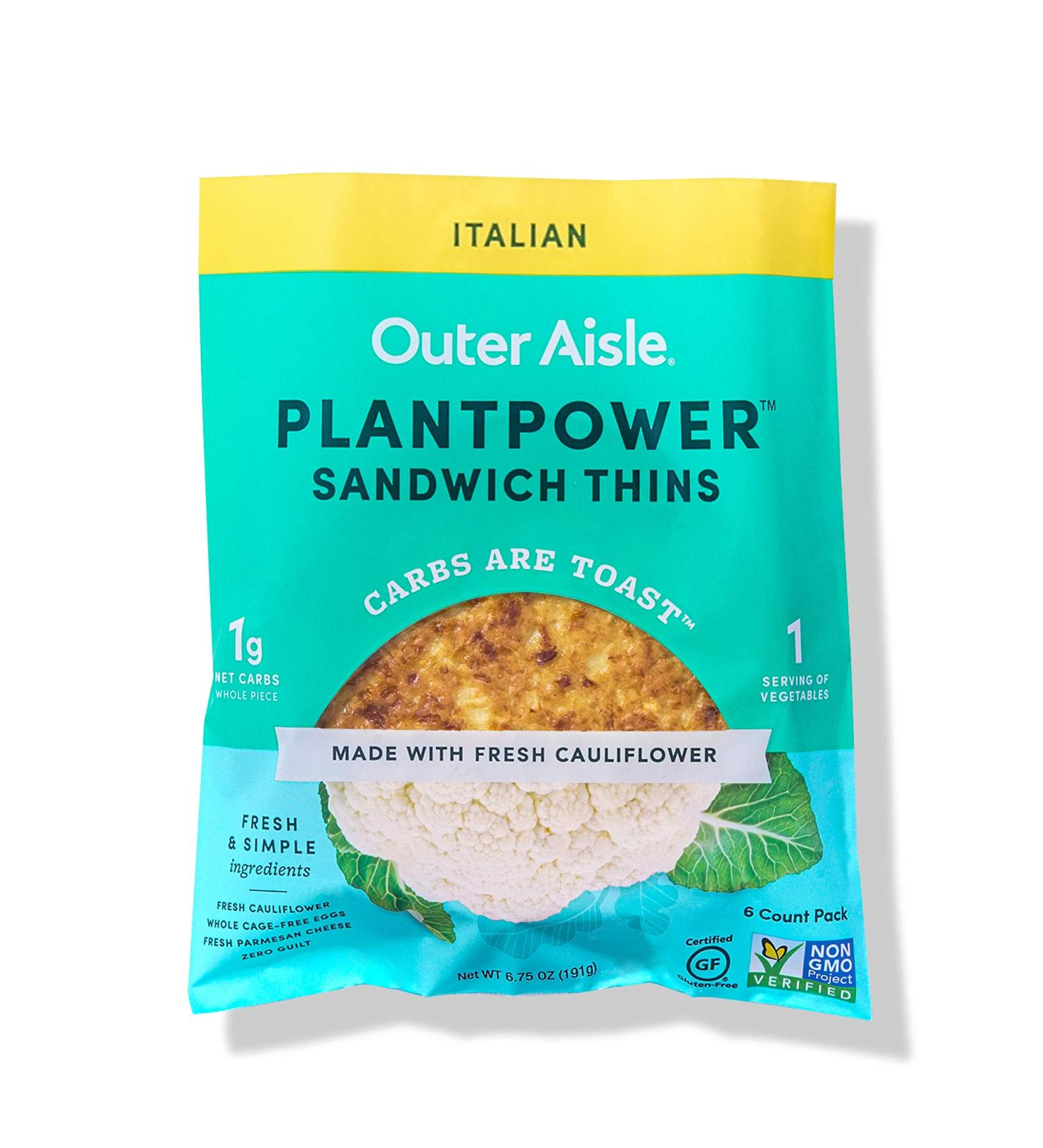 Outer Aisle Cauliflower Sampler Pack: Keto, Low Carb, Grain-Free, Gluten-Free (Italian Pizza Crust) - Buy Online on GoSupps.com