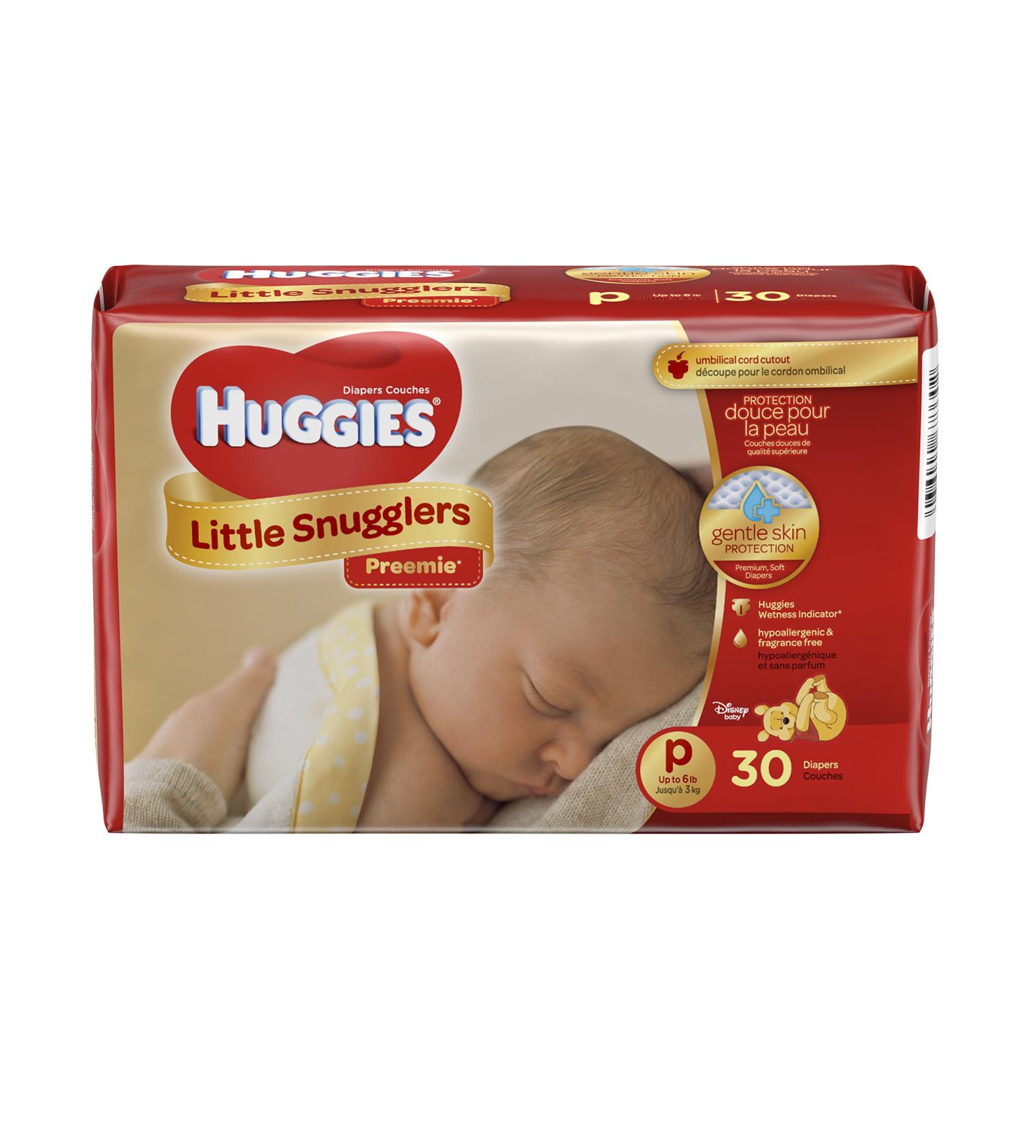 Huggies Gentle Care Preemies Diapers  Size P  30-Count - Buy Online on GoSupps.com