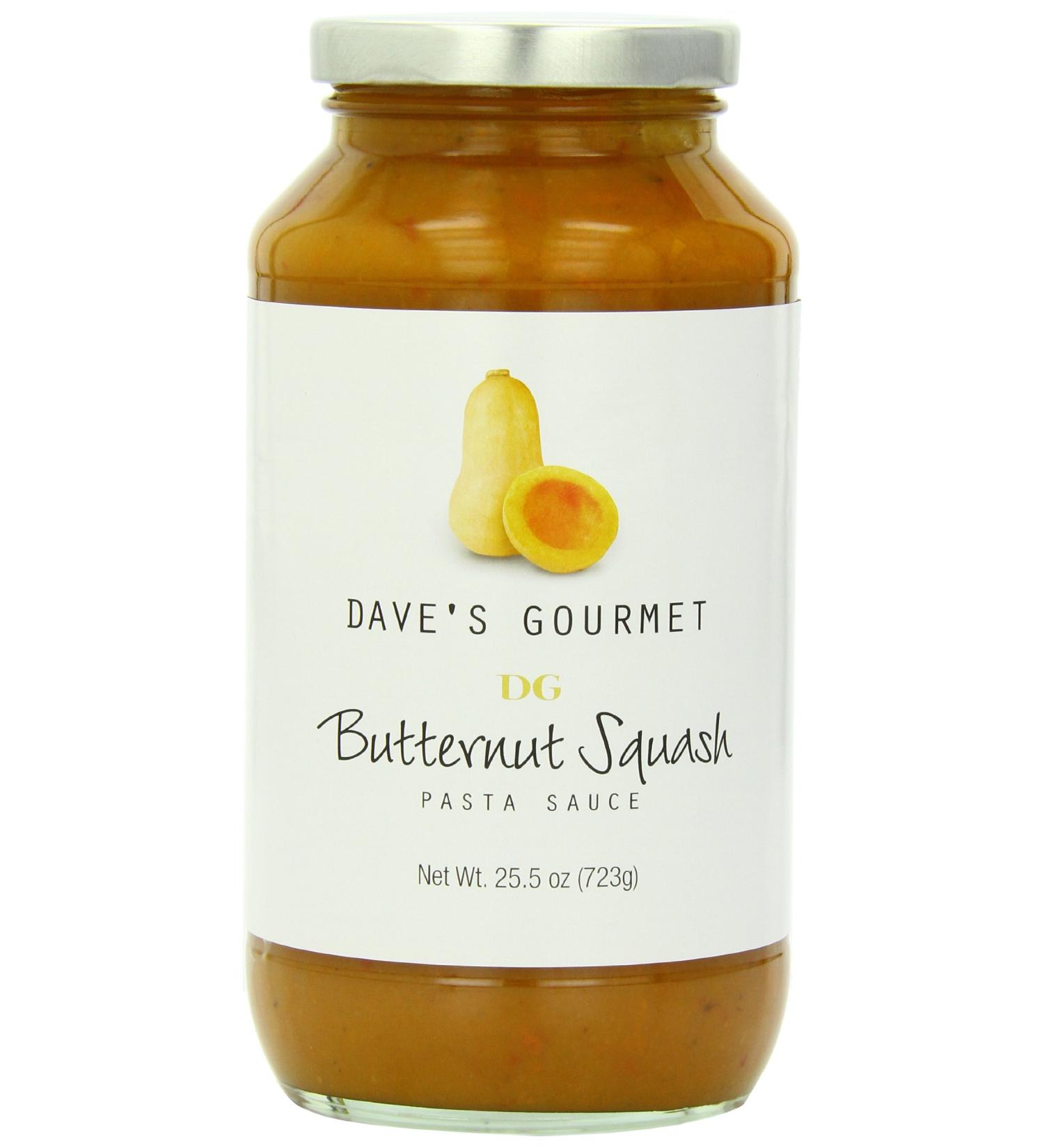 Dave's Gourmet Butternut Squash Pasta Sauce 25.5 oz - 1.59 lb | Standard Packaging - Buy Online on GoSupps.com