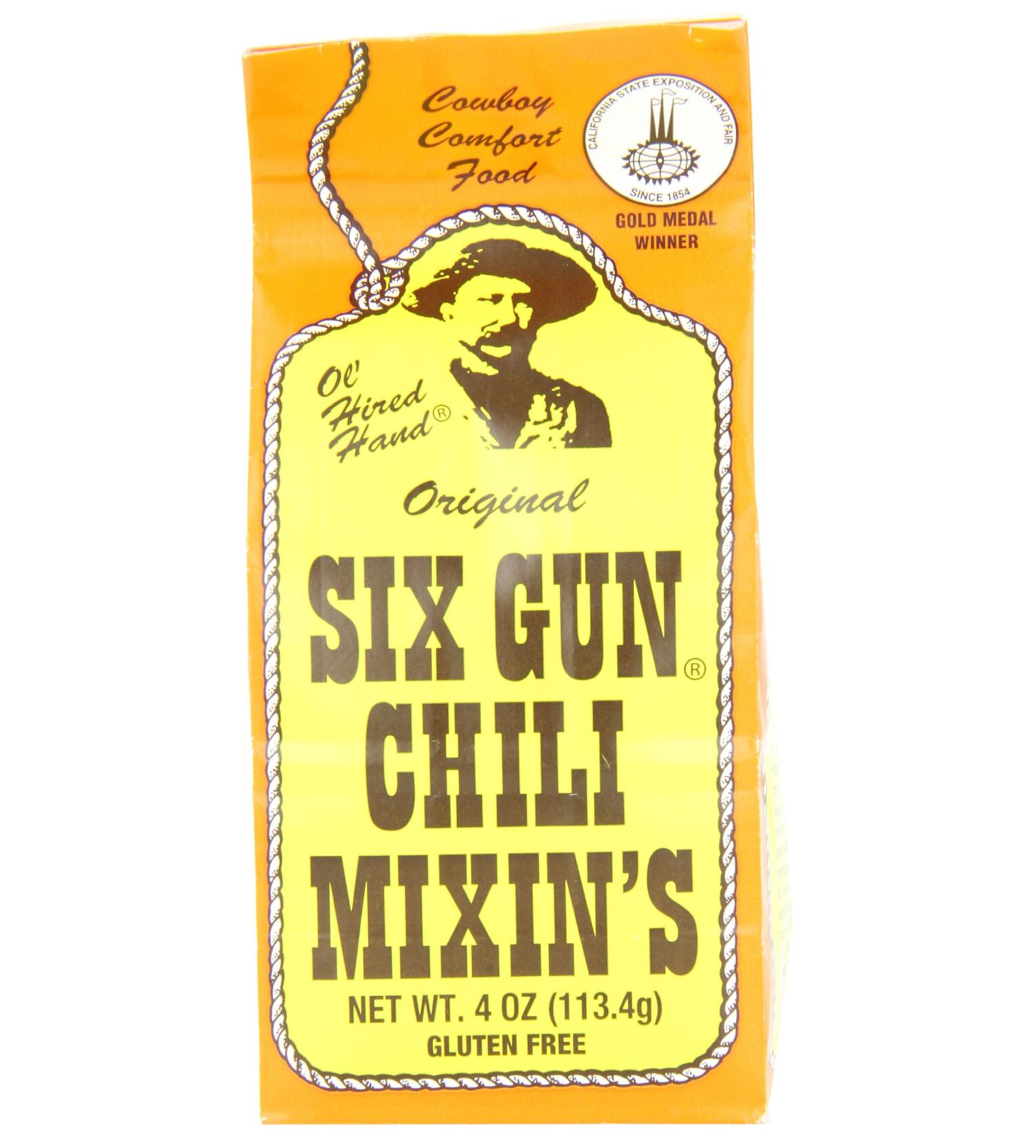Six Gun Chili Mixin's - 4-Ounce Pack of 1 - Buy Online on GoSupps.com