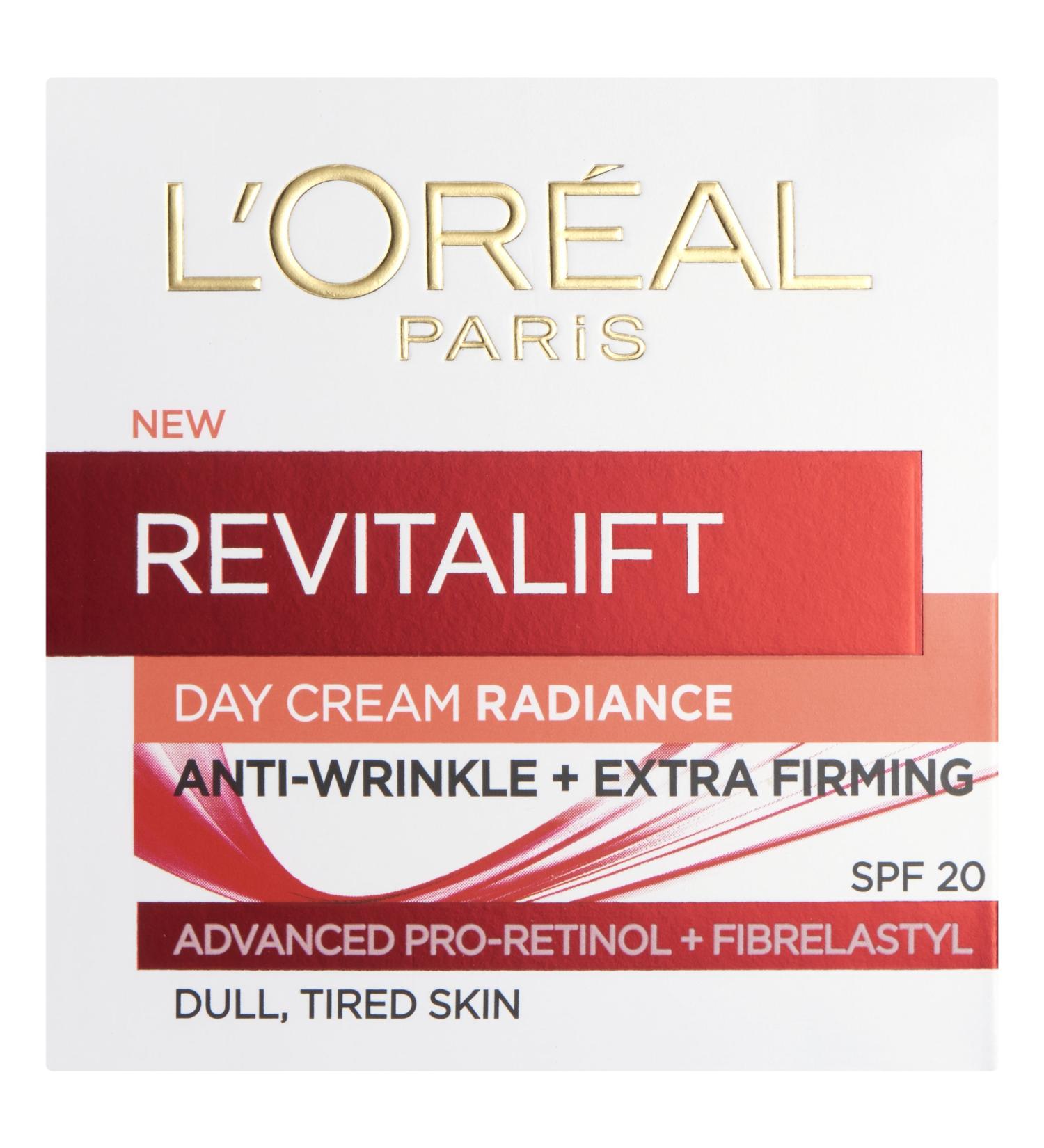 L'Oreal Paris Revitalift Pro Retinol Radiance Cream 50ml - Buy Online on GoSupps.com