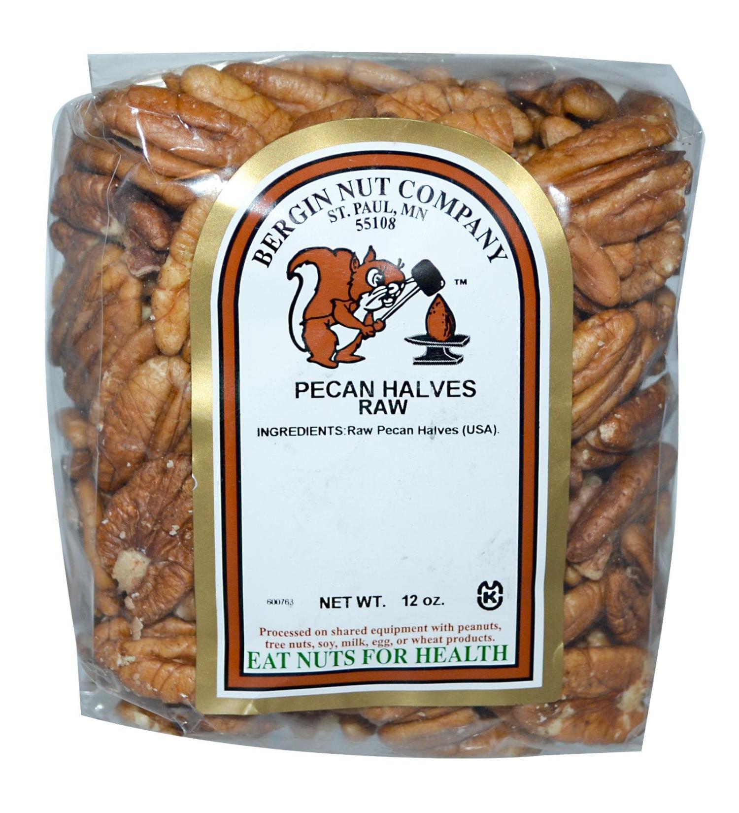 Bergin Fruit and Nut Company Raw Pecan Halves 12 oz (340 g)