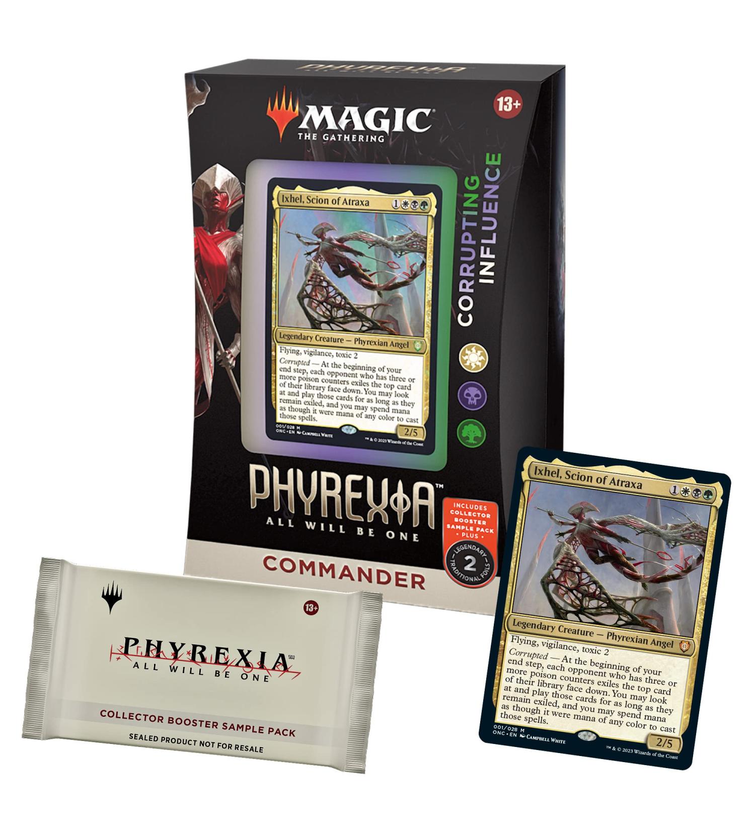 Magic: The Gathering Phyrexia All Will Be One Commander Deck + Collector Booster Pack - Buy Online on GoSupps.com