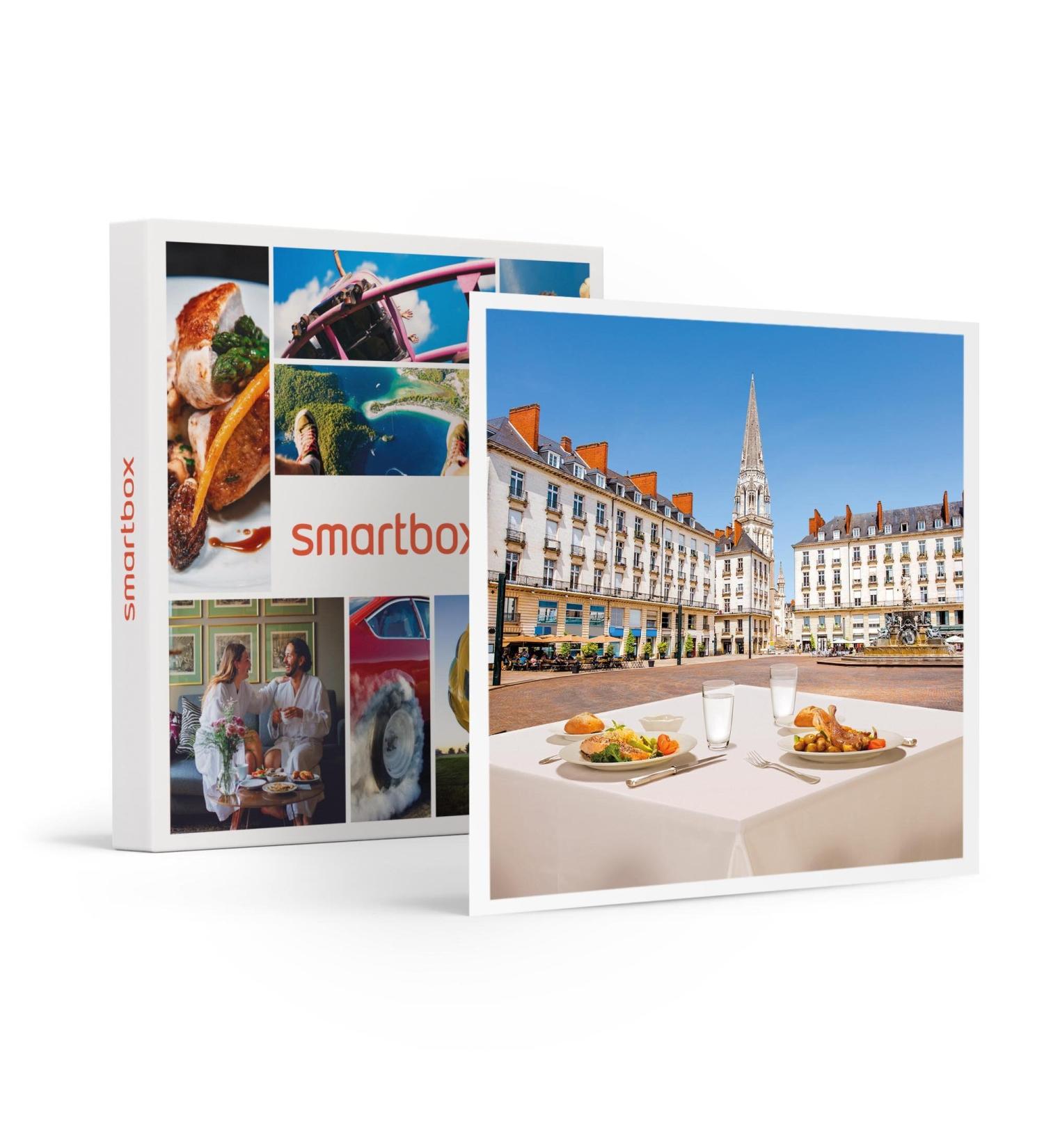 Smartbox - Couple Gift Box - Gourmet Meals in Nantes - Gift Idea - 1 Meal with Starter Main Course and Dessert for 2 People - Buy Online on GoSupps.com
