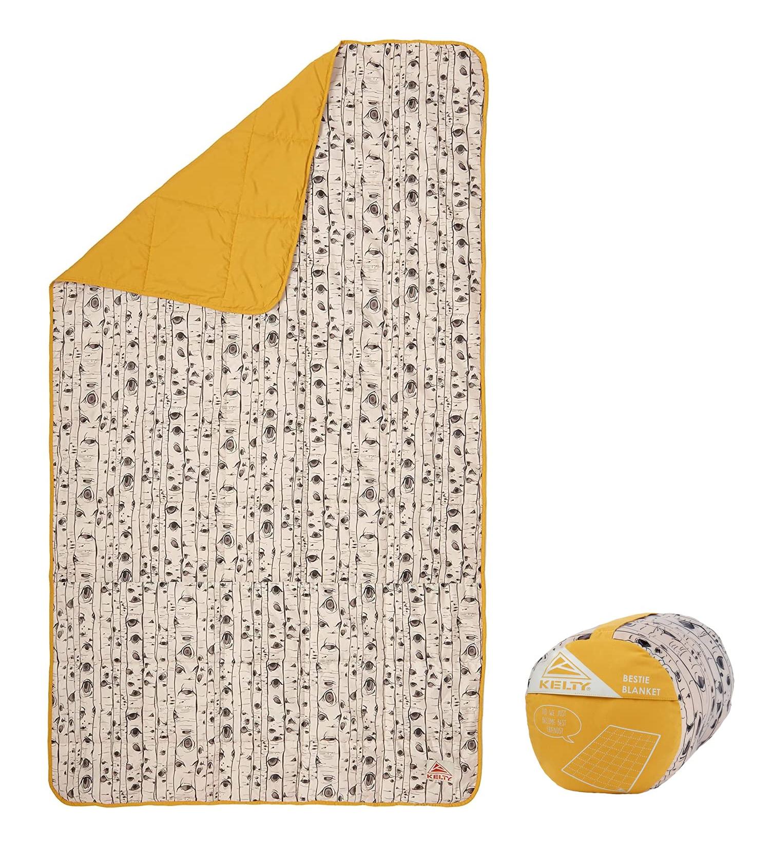 Kelty Bestie Insulated Camping Blanket & Picnic Ground Sheet - Sunflower Design | Indoor/Outdoor Throw | Colorado Designed - Buy Online on GoSupps.com
