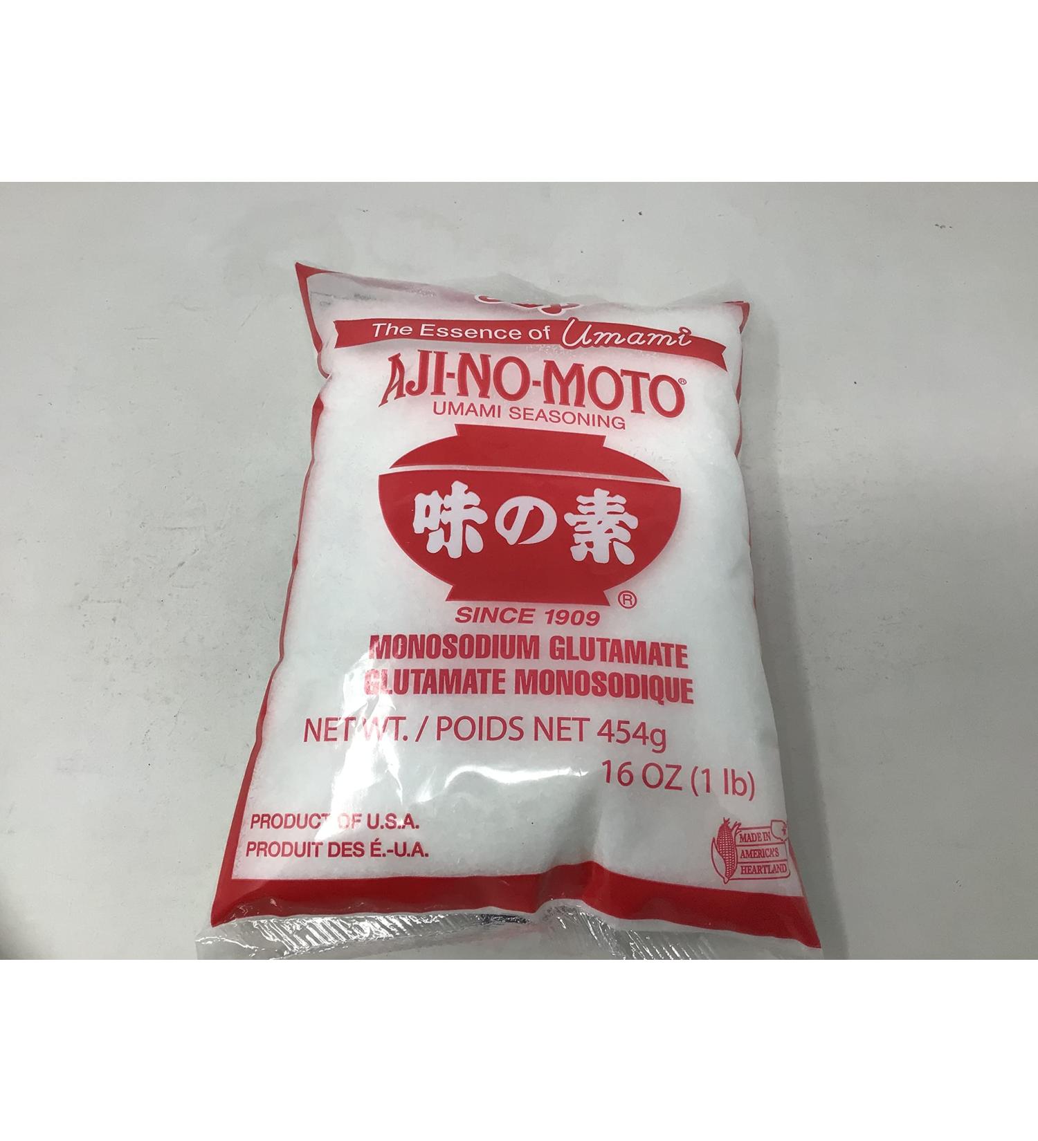 16oz Ajinomoto Umami Seasoning MSG Monosodium Glutamate - Made in USA - Naturally Delicious - 1lb Pack - Buy Online on GoSupps.com
