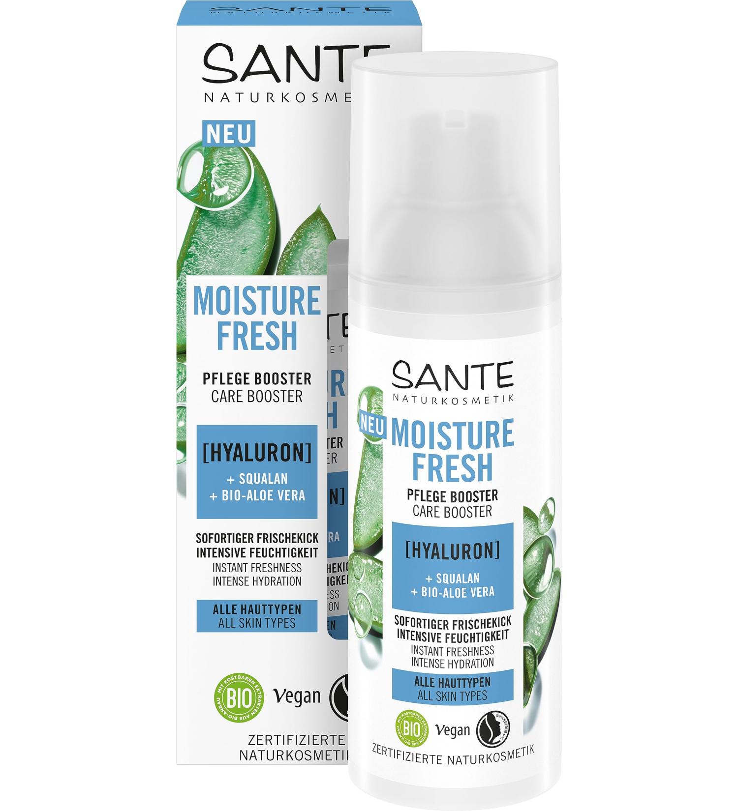  Sante Naturkosmetik SANTE Naturkosmetik Moisture Fresh Nourishing Facial Treatment with Hyaluronic Acid Squalane and Organic Aloe Vera 50 ml - Buy Online on GoSupps.com