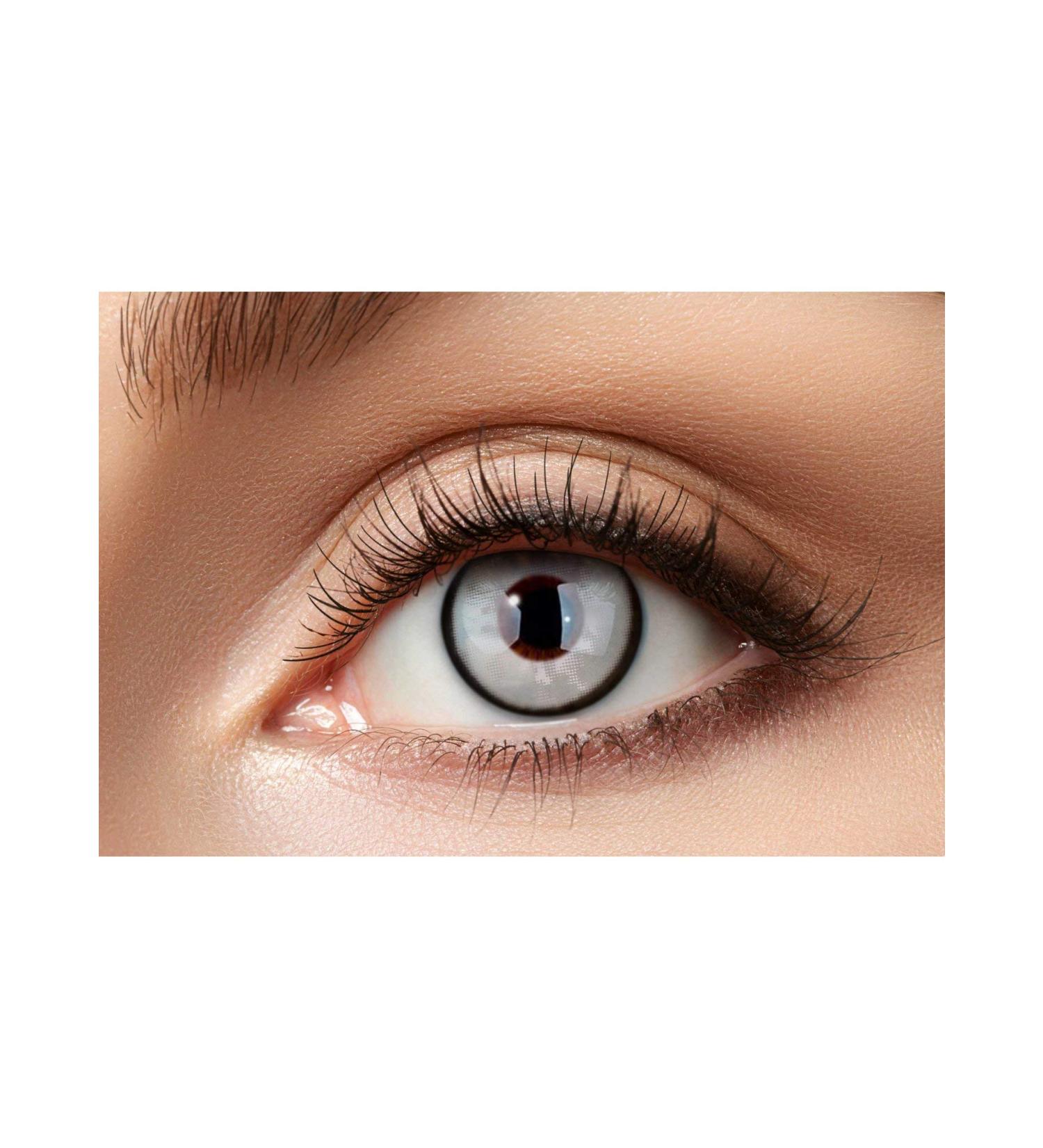 Maskworld infected contact lenses/annual lenses - motif lenses without prescription - unisex - adults - ideal for Halloween carnival motto party & horror events
