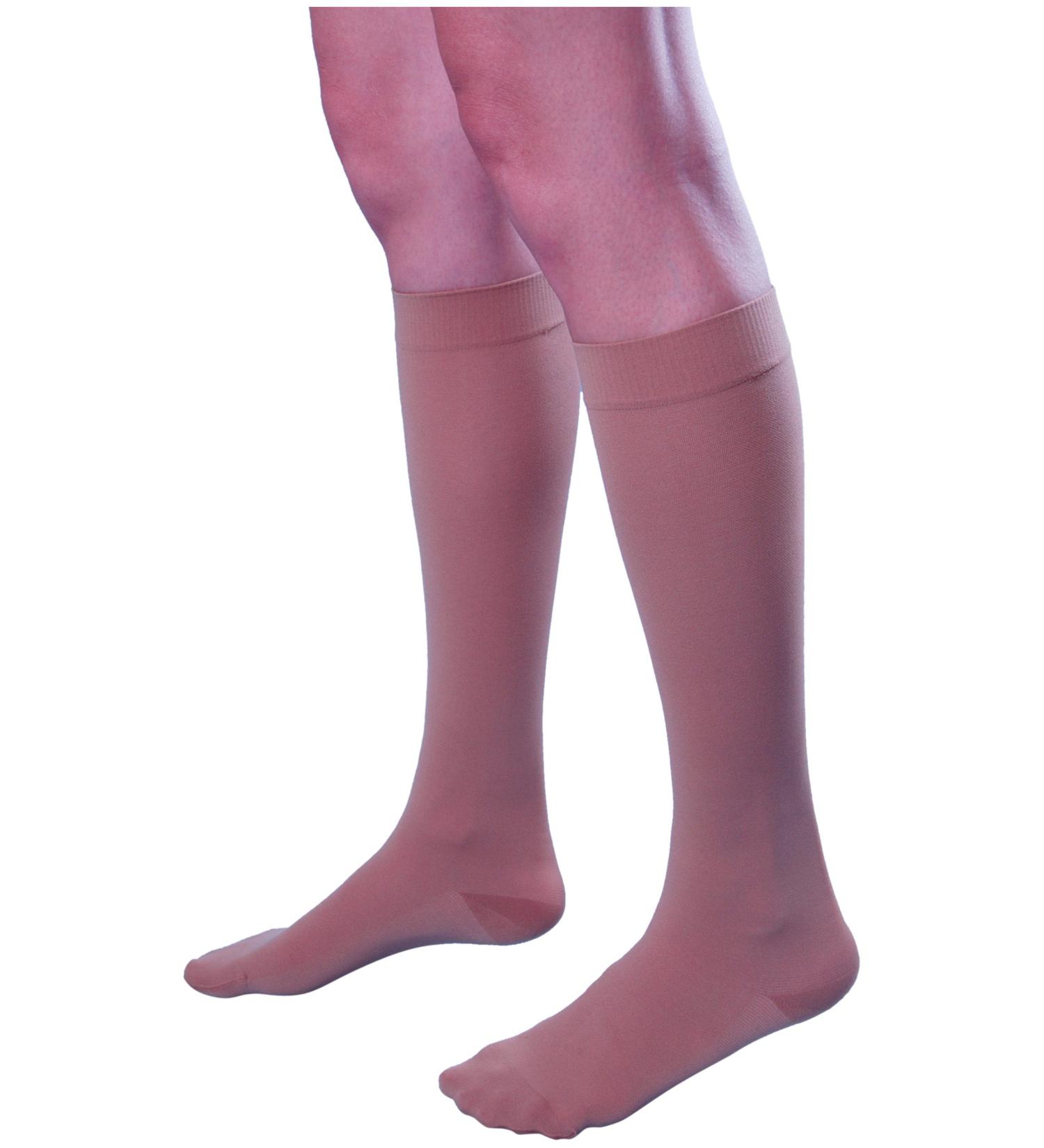 VenoTrain micro K-stockings class 1 caramel size M normal short