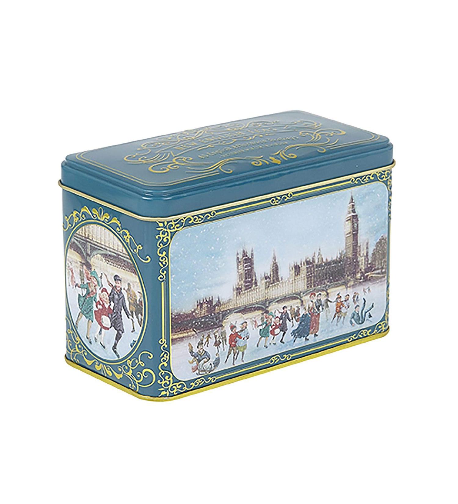 New English Teas Victorian Skaters Christmas Tea Tin Teabags 80g - Pack of 1 - Buy Online on GoSupps.com