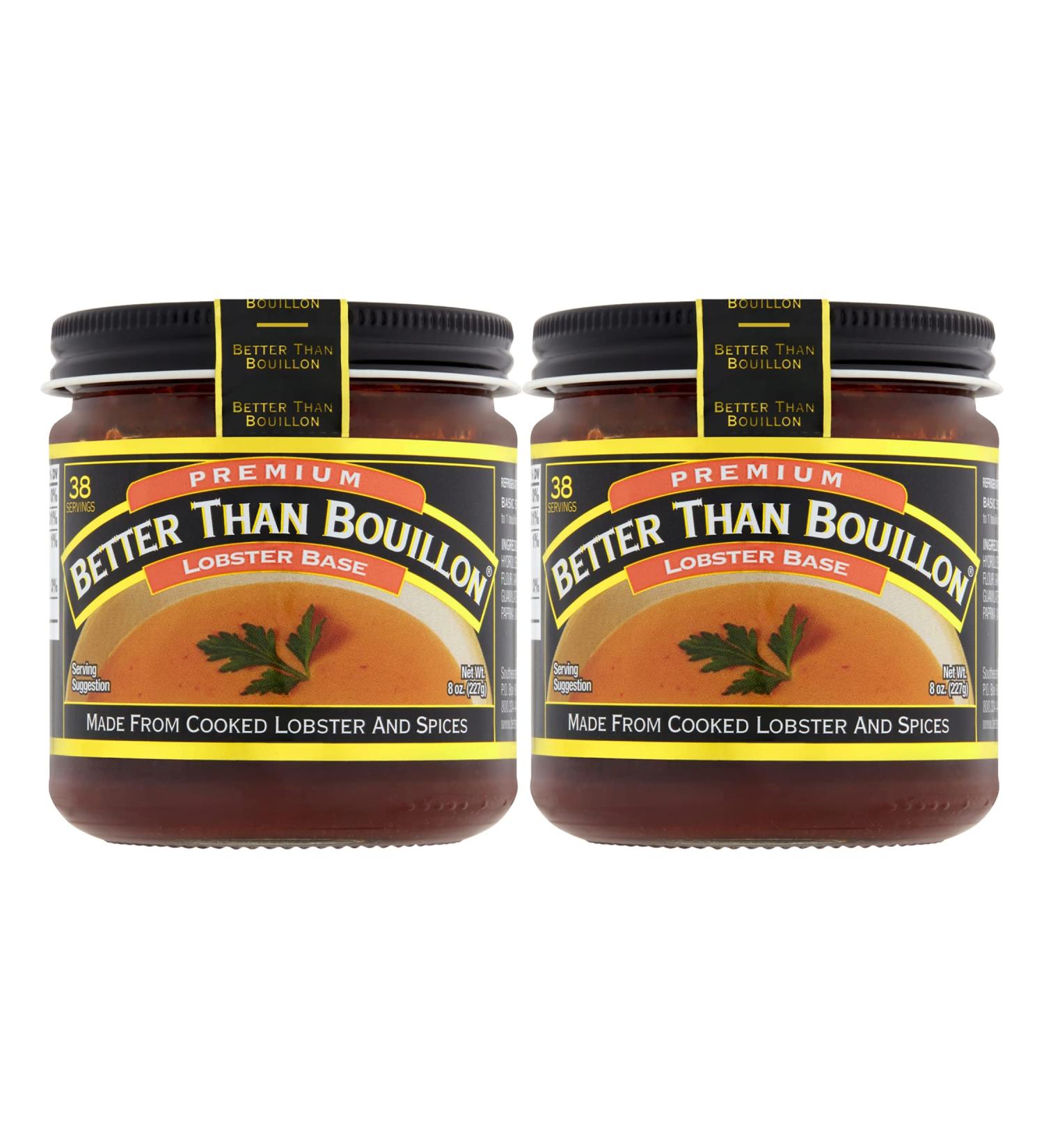 Better Than Bouillon Lobster Base 8.0 OZ - Pack of 2 | Premium Broth Mix - Buy Online on GoSupps.com