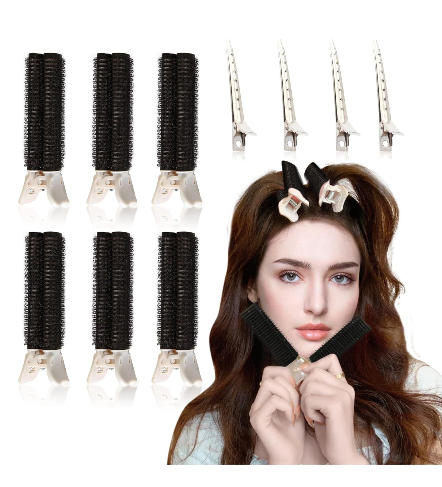 Yohou 10pcs Hair Volumizing Clips - Instant Root Volume Hack for Women - DIY Styling Tool (Black) - Buy Online on GoSupps.com