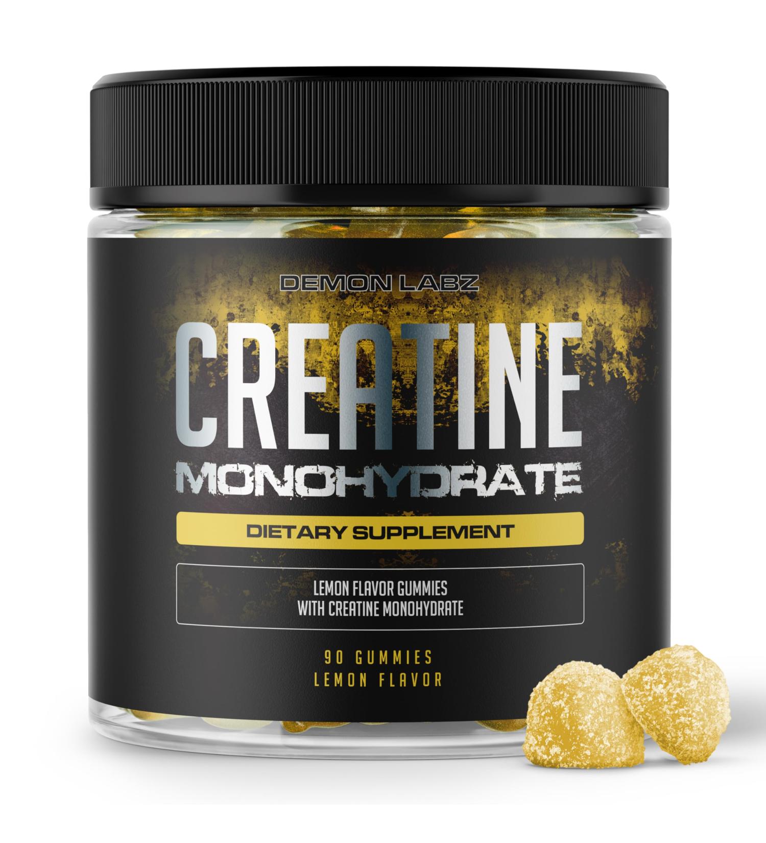 Buy Lemon Flavored Creatine Monohydrate Gummies - 90 Count for International Shipping - Buy Online on GoSupps.com