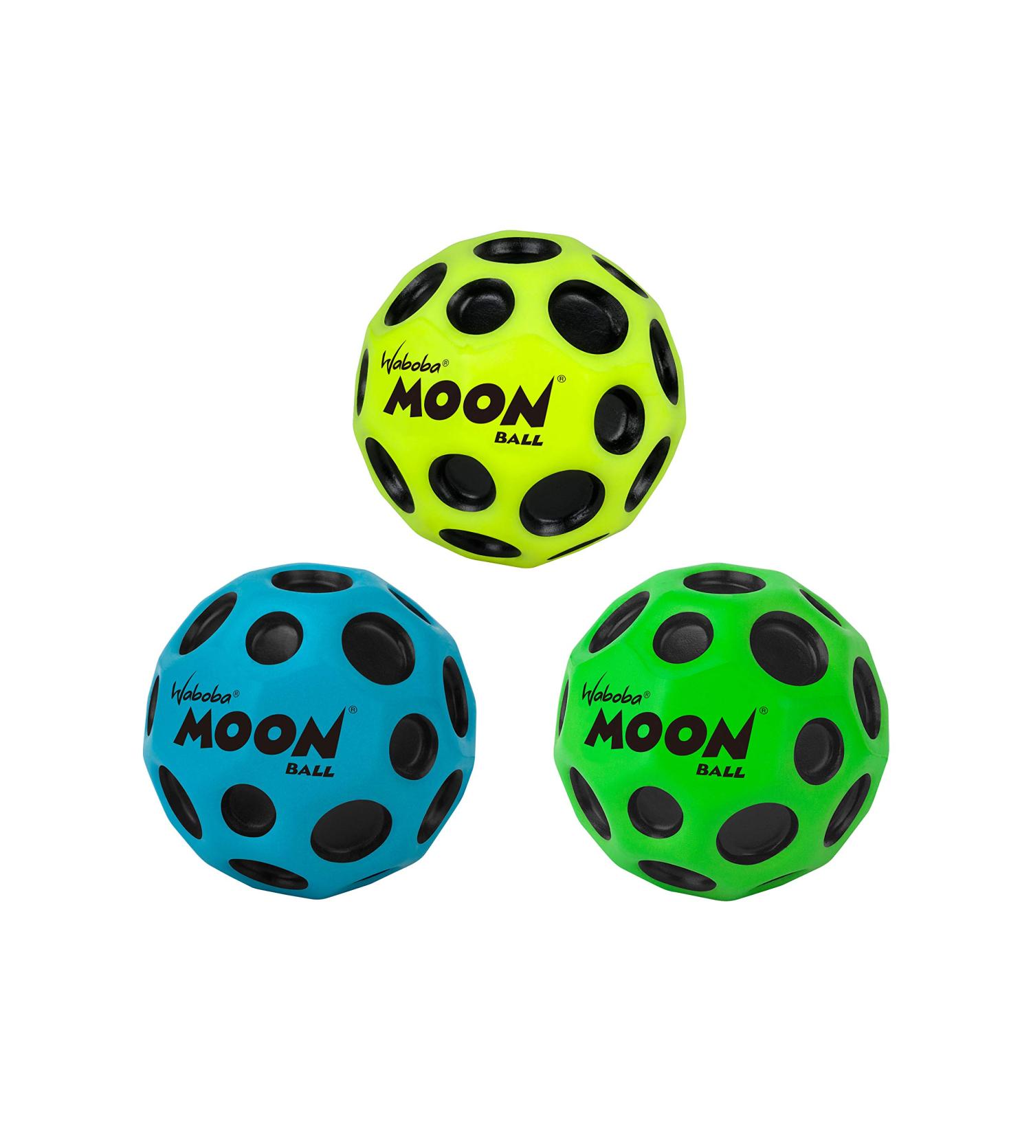 Waboba Moon Ball 3-Pack - Unisex Bouncing Balls (63mm) | International Shipping Available - Buy Online on GoSupps.com