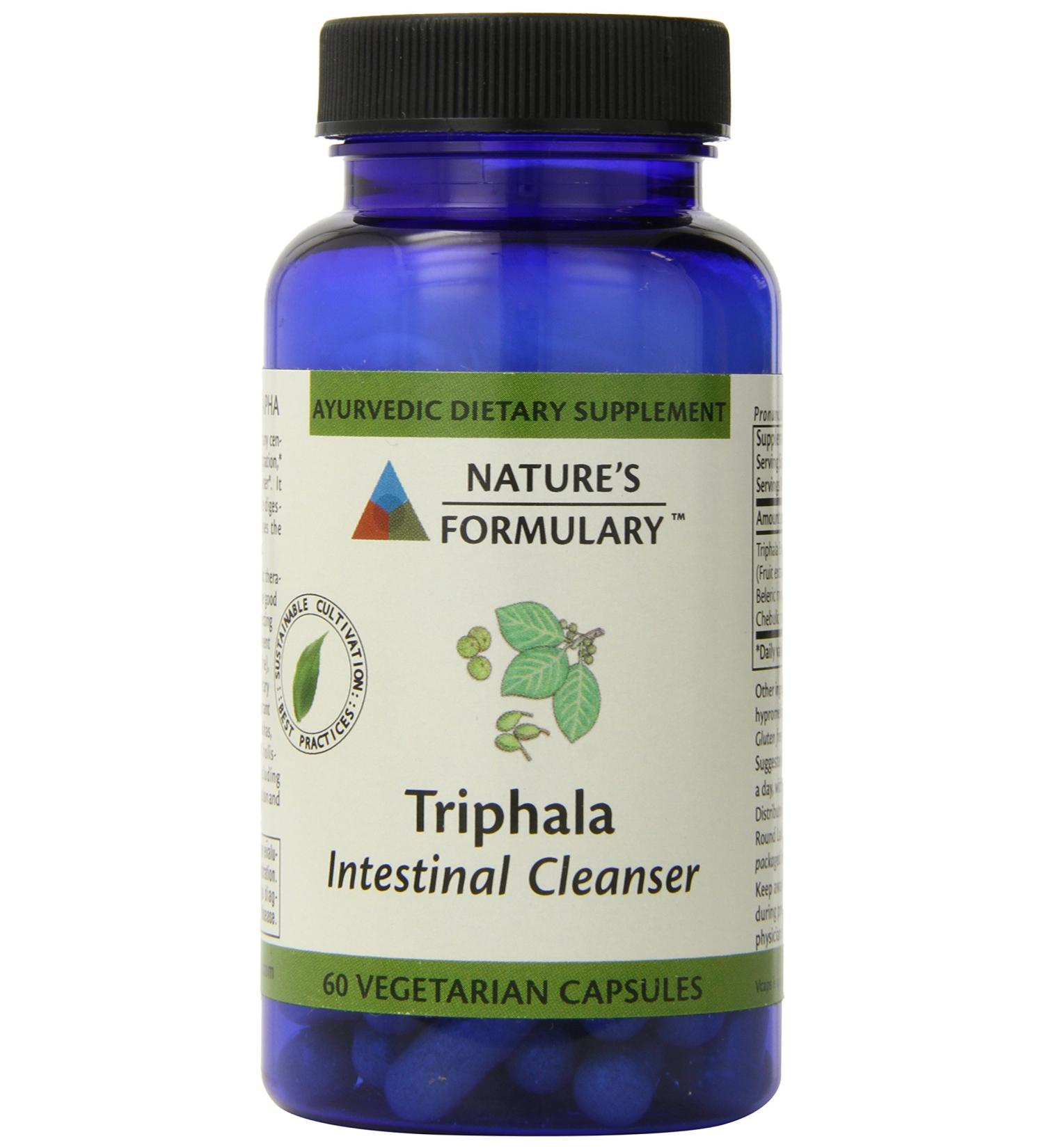 Nature's Formulary Triphala 60 Count - Buy Online on GoSupps.com