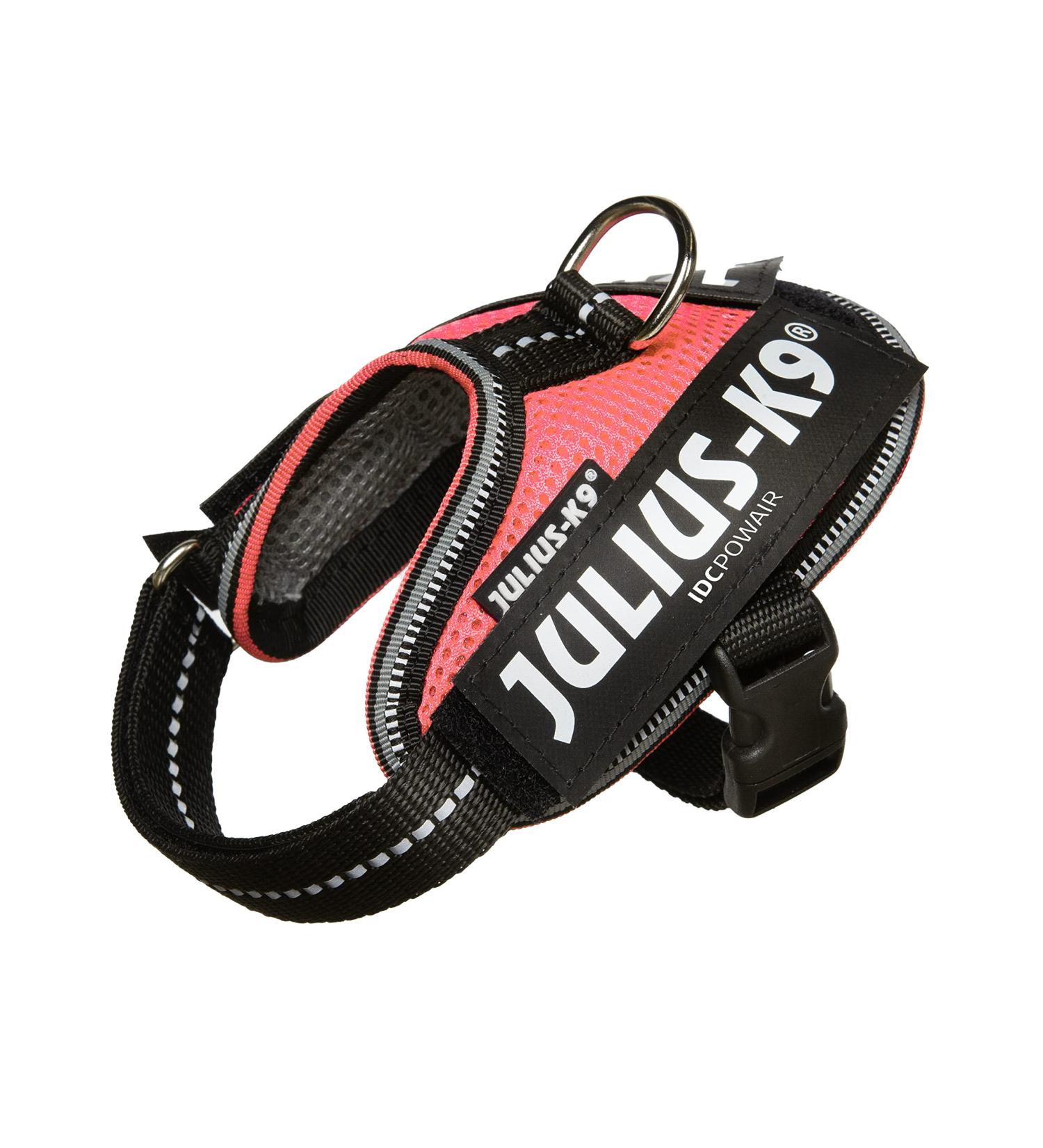 Julius-K9 IDC Powair Dog Harness - Size 3XS/Baby 1 - Pink | Durable & Comfortable for Small Dogs | International Shipping Available - Buy Online on GoSupps.com