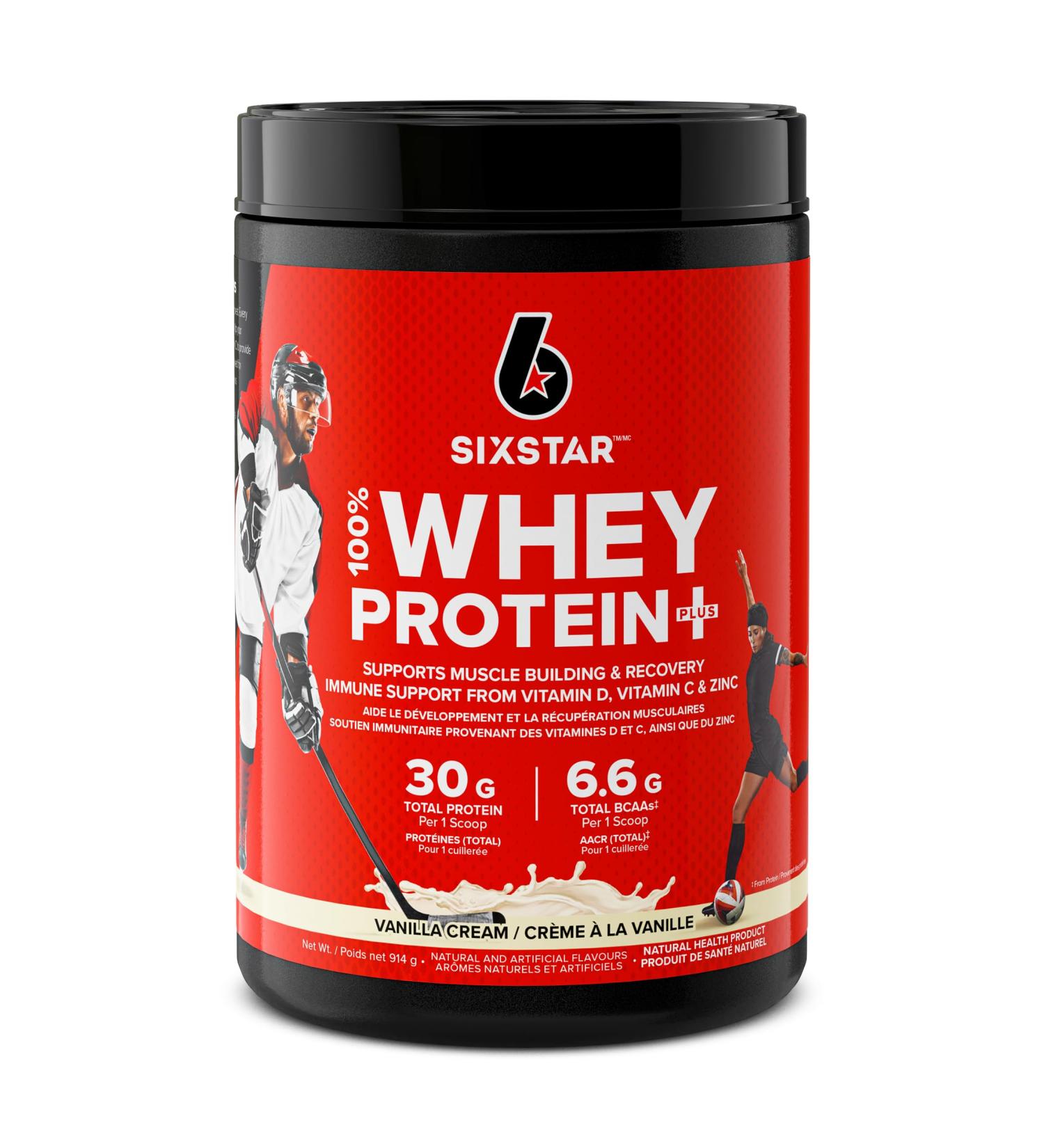 Whey Protein Powder Six Star 100% Whey Protein Plus Whey Protein Isolate & Peptides Lean Protein Powder for Muscle Gain Whey Isolate Protein Shake Vanilla 2 lbs Vanilla 20 Servings (Pack of 1) - Buy Online on GoSupps.com