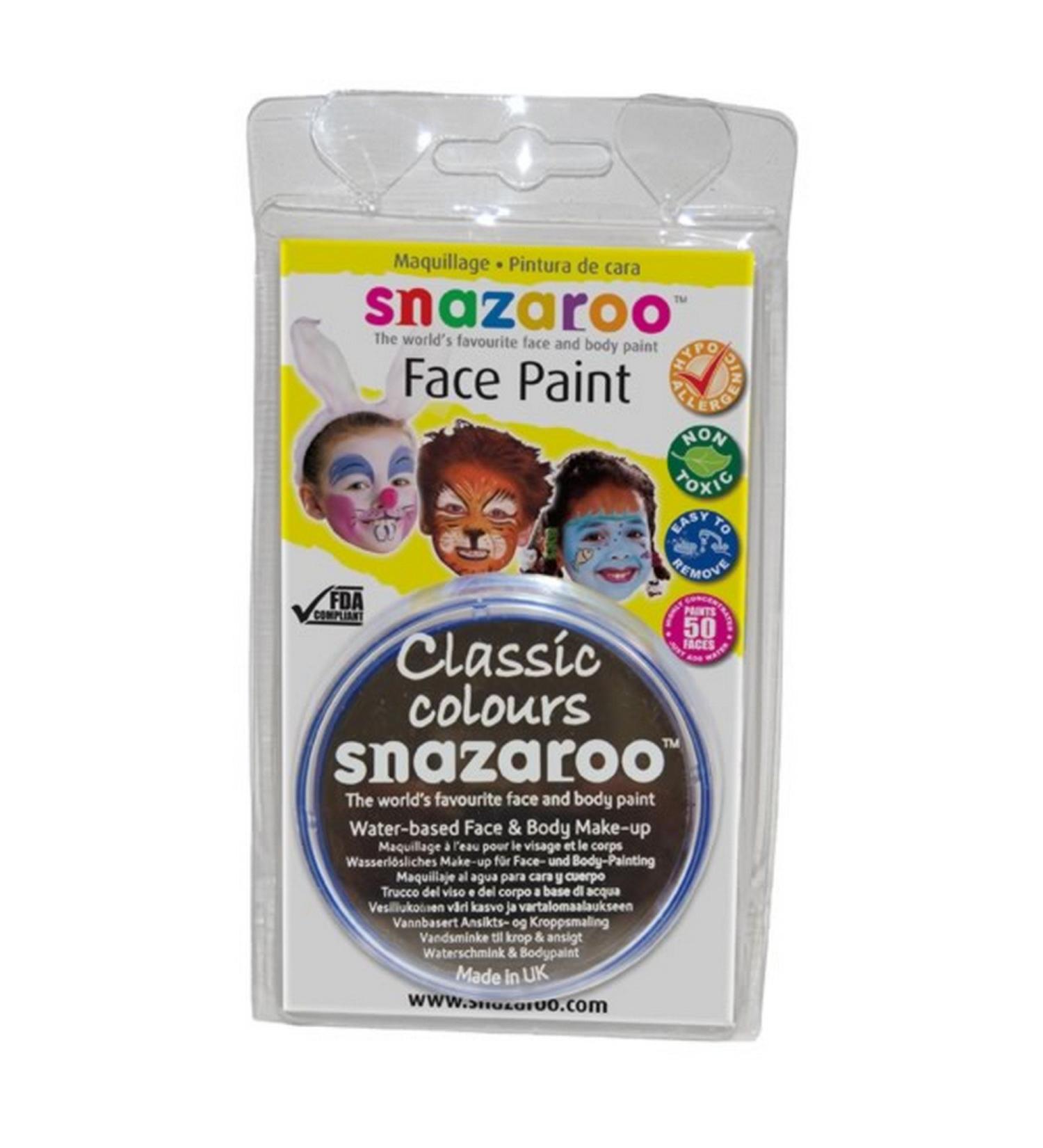  Snazaroo Snazaroo 18ml Non-Toxic Face Paint (41 Colours) Black - Buy Online on GoSupps.com