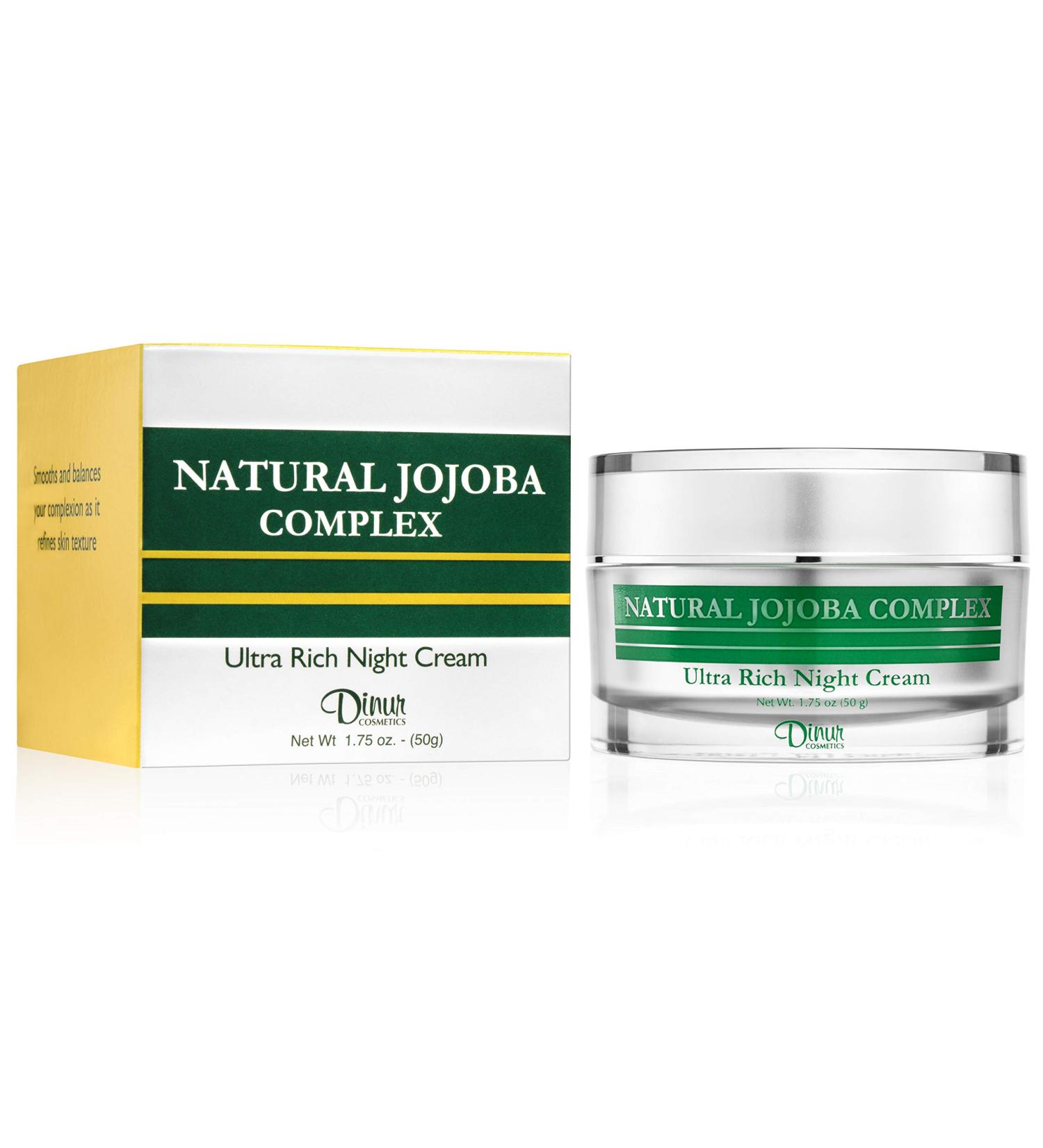 Natural Jojoba Complex Night Cream | Ultra Rich Hydrating Moisturizer for Dry Skin | 1.75 oz | International Shipping - Buy Online on GoSupps.com