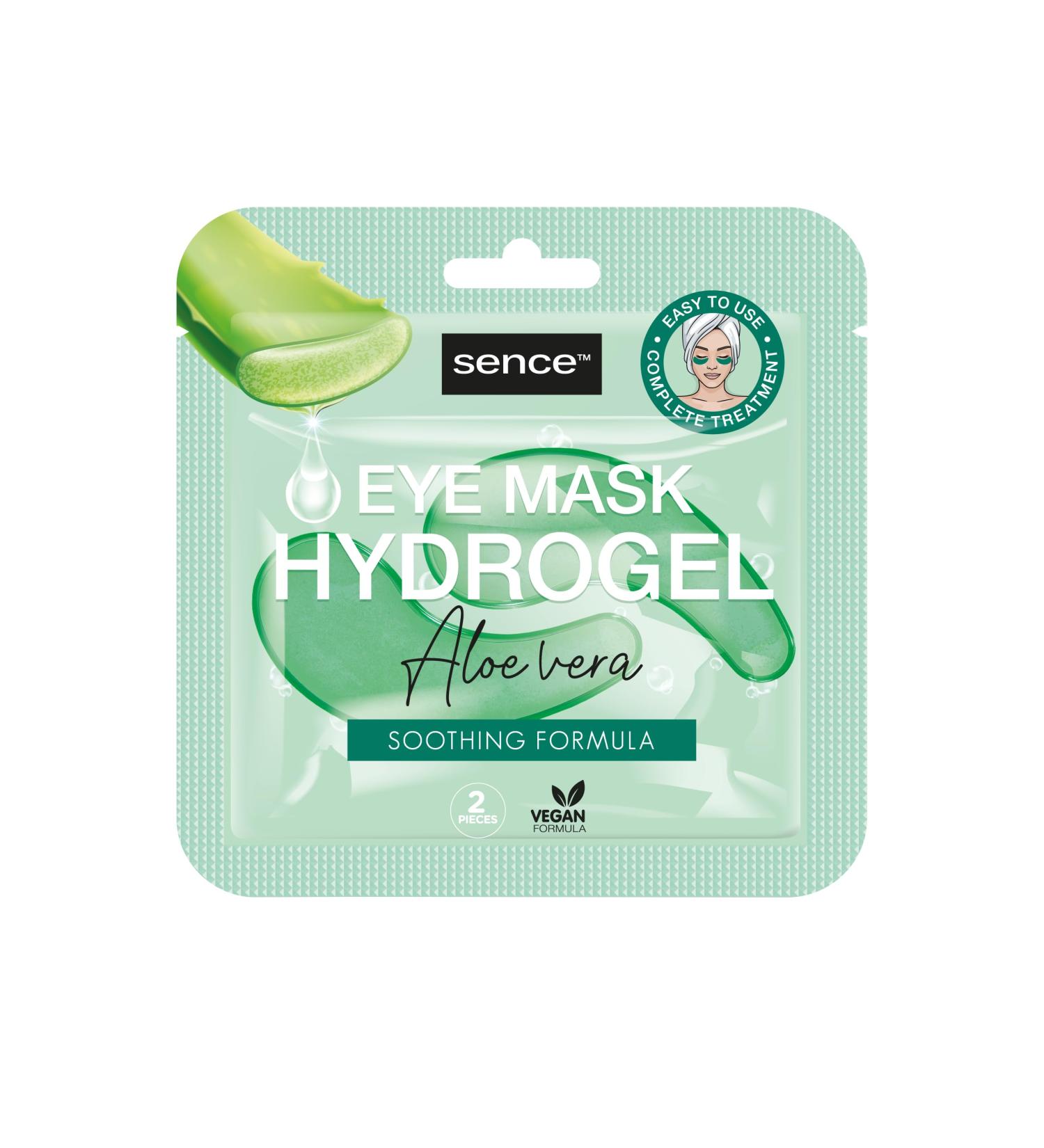 Sence Aloe Vera Hydrogel Eye Mask Vegan soin du visage pour d tendre la peau et lutter contre les cernes avec vitamine A et vitamine C Beauty Skincare Under Eye Patches (3 x 6 ml) - Buy Online on GoSupps.com