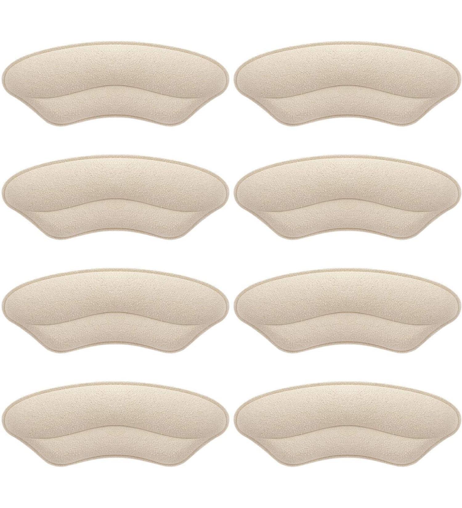 Makryn Premium Heel Pads Inserts - Prevent Shoe Slipping and Blisters - BeigeA - Buy Online on GoSupps.com