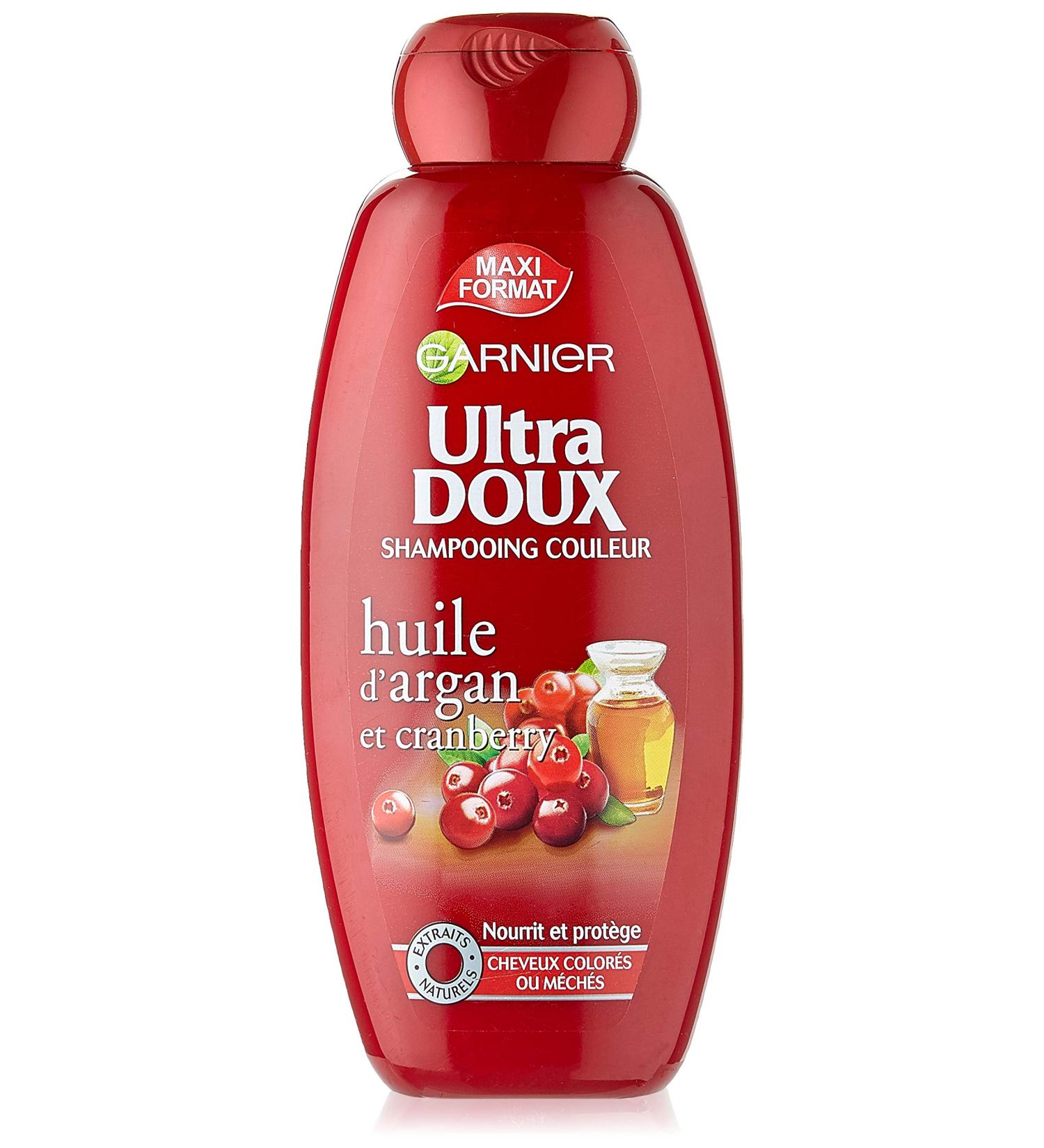  Garnier Garnier - Ultra Gentle Shampoo with Argan Oil and Cranberry for Colored Hair - 400 ml - Buy Online on GoSupps.com