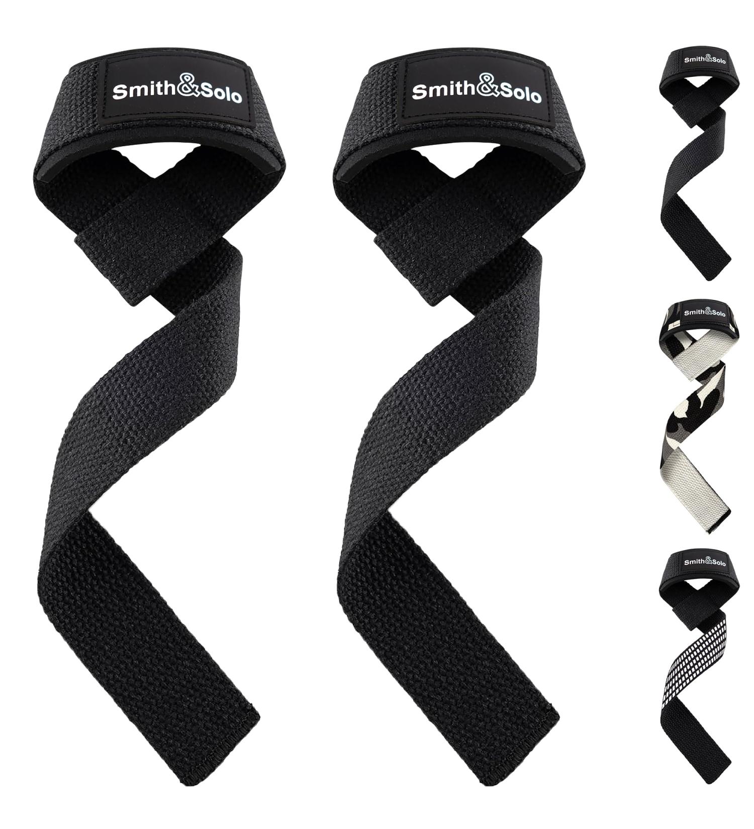 Smith & Solo Train Aid - Strength Training Lifting Straps for Men & Women | Fitness Accessories for Bodybuilding & Gym - Buy Online on GoSupps.com